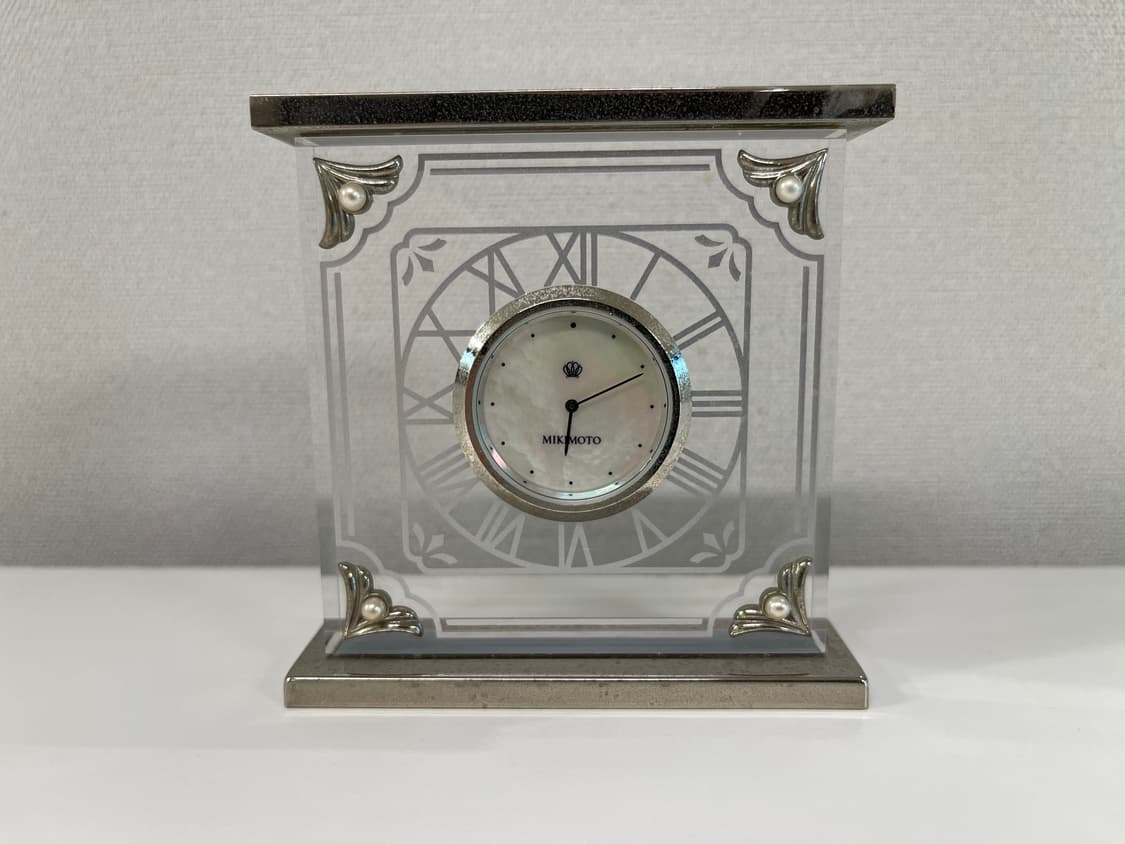 미키모토 펄 진주 탁상시계 MIKIMOTO 6번 상품이미지1