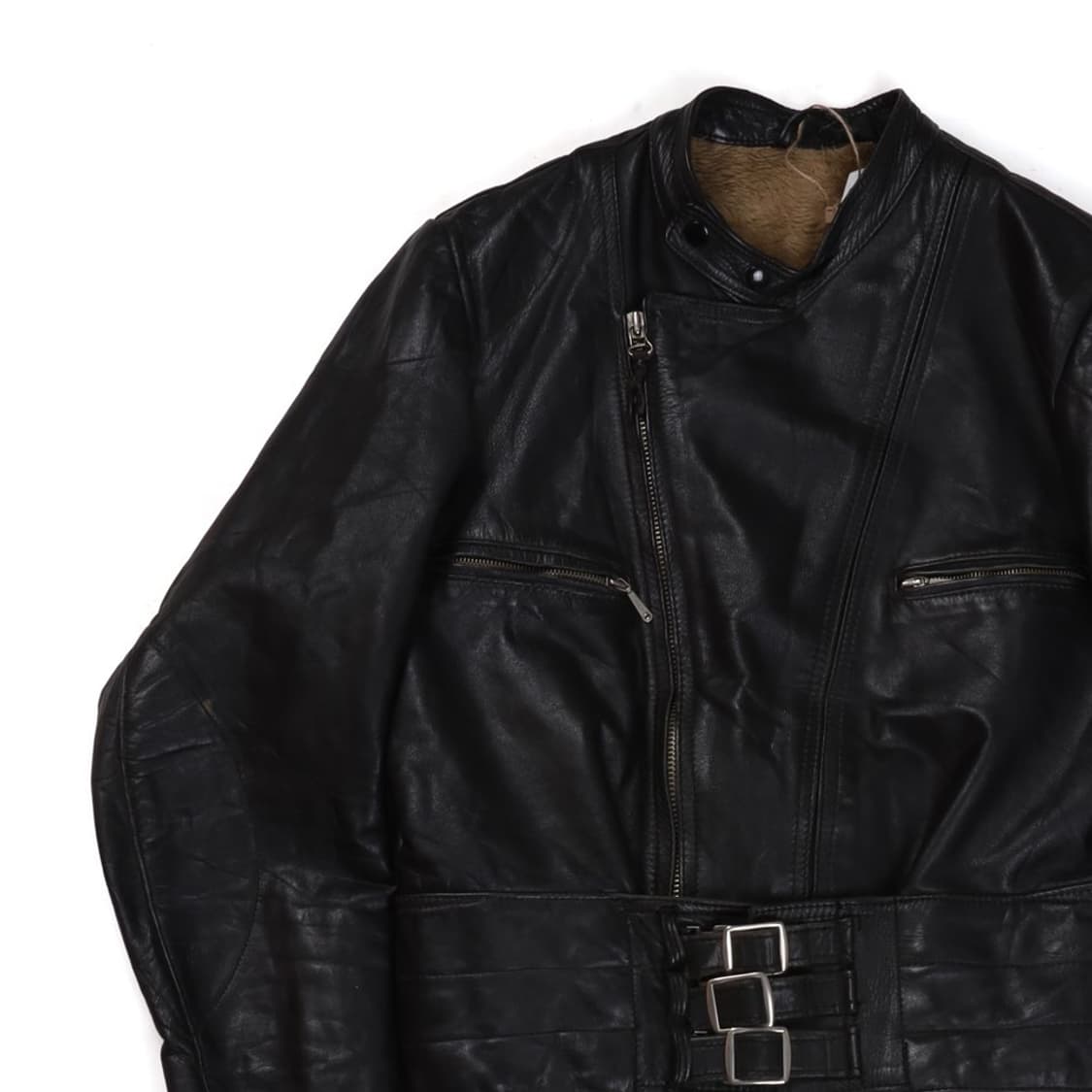 70’s Vintage German Leather Rider Jacket 상품이미지2
