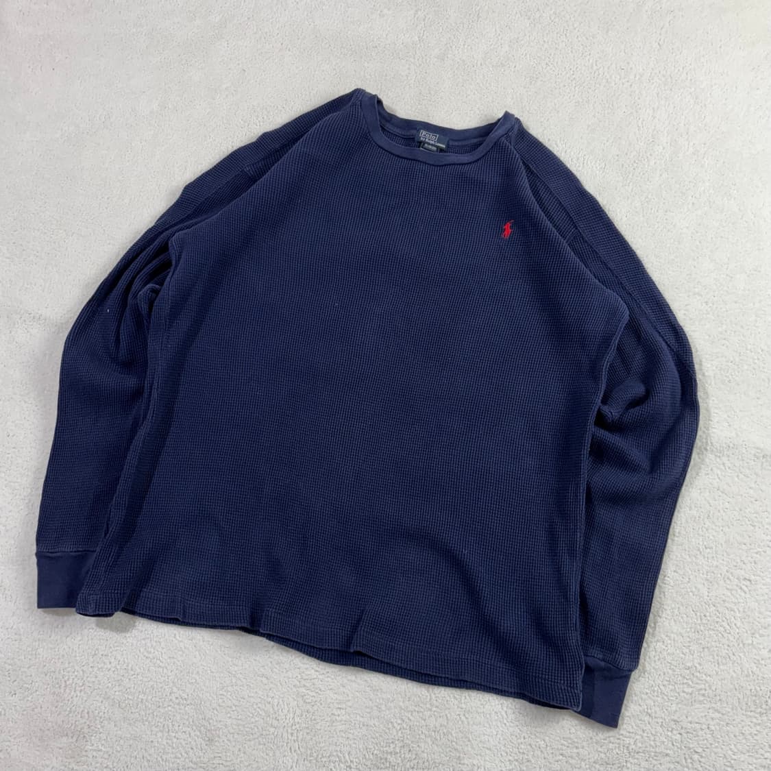 폴로 랄프로렌 포니 네이비 와플 니트 상품이미지2