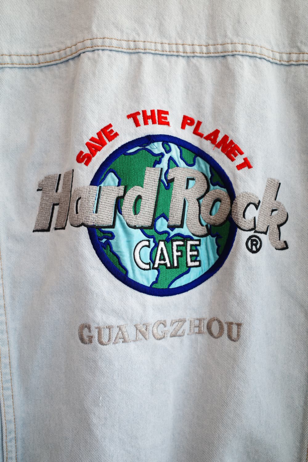 90s HARD ROCK CAFE 데님 자켓  상품이미지7