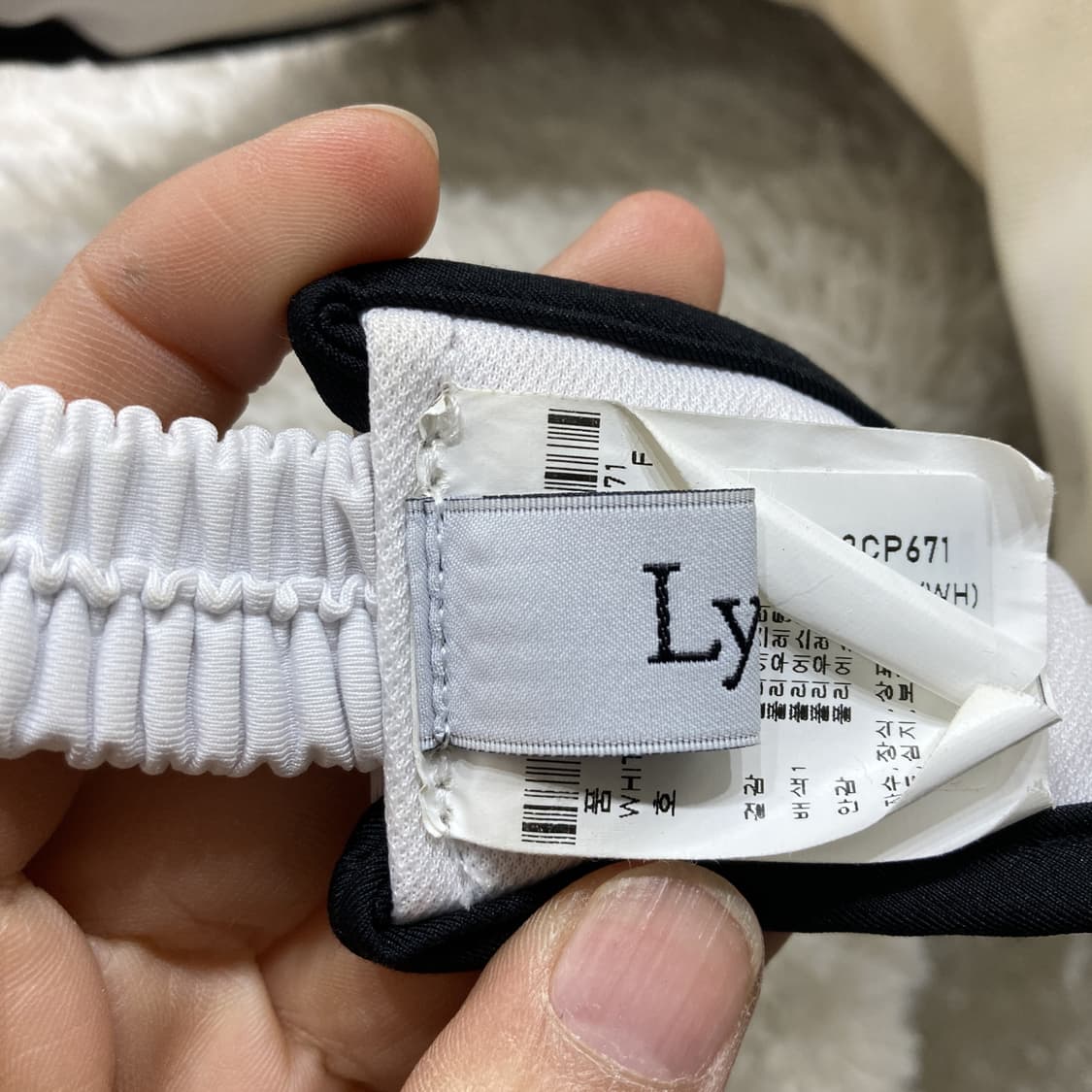 링스골프 2023 여성골프썬캡 화이트 FREE  상품이미지5