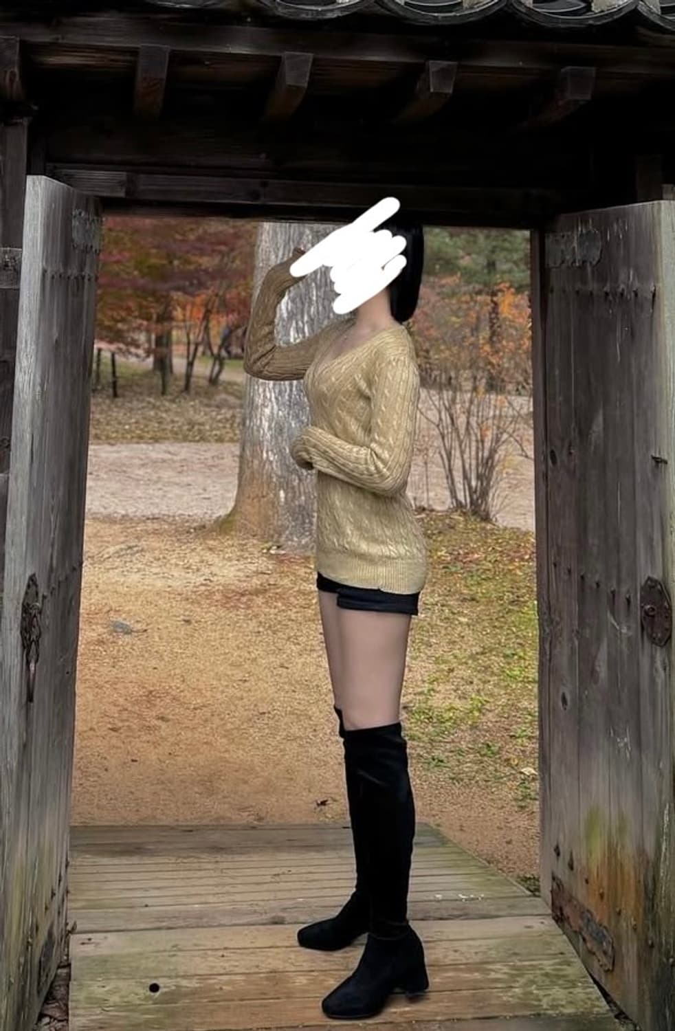 랄프로렌 딥브이넥 린넨 니트 상품이미지4