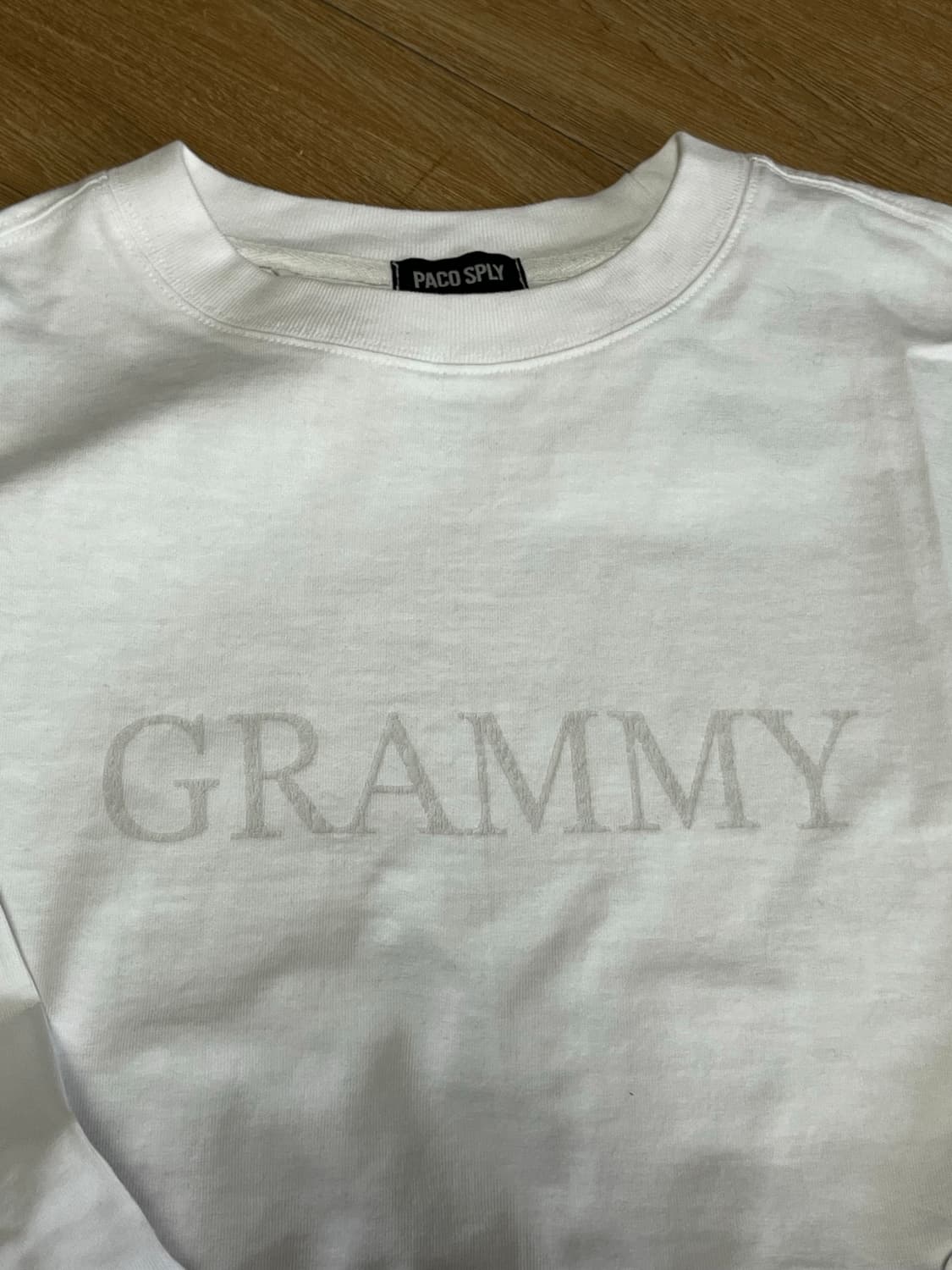 파코서플라이 그래미 롱슬리브 2사이즈 화이트 상품이미지1