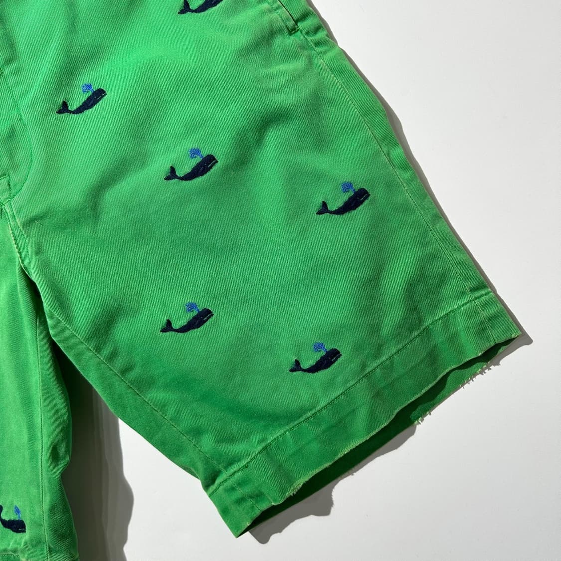 폴로 랄프로렌 고래 패턴 엠브로디드 하프팬츠 반바지 상품이미지6