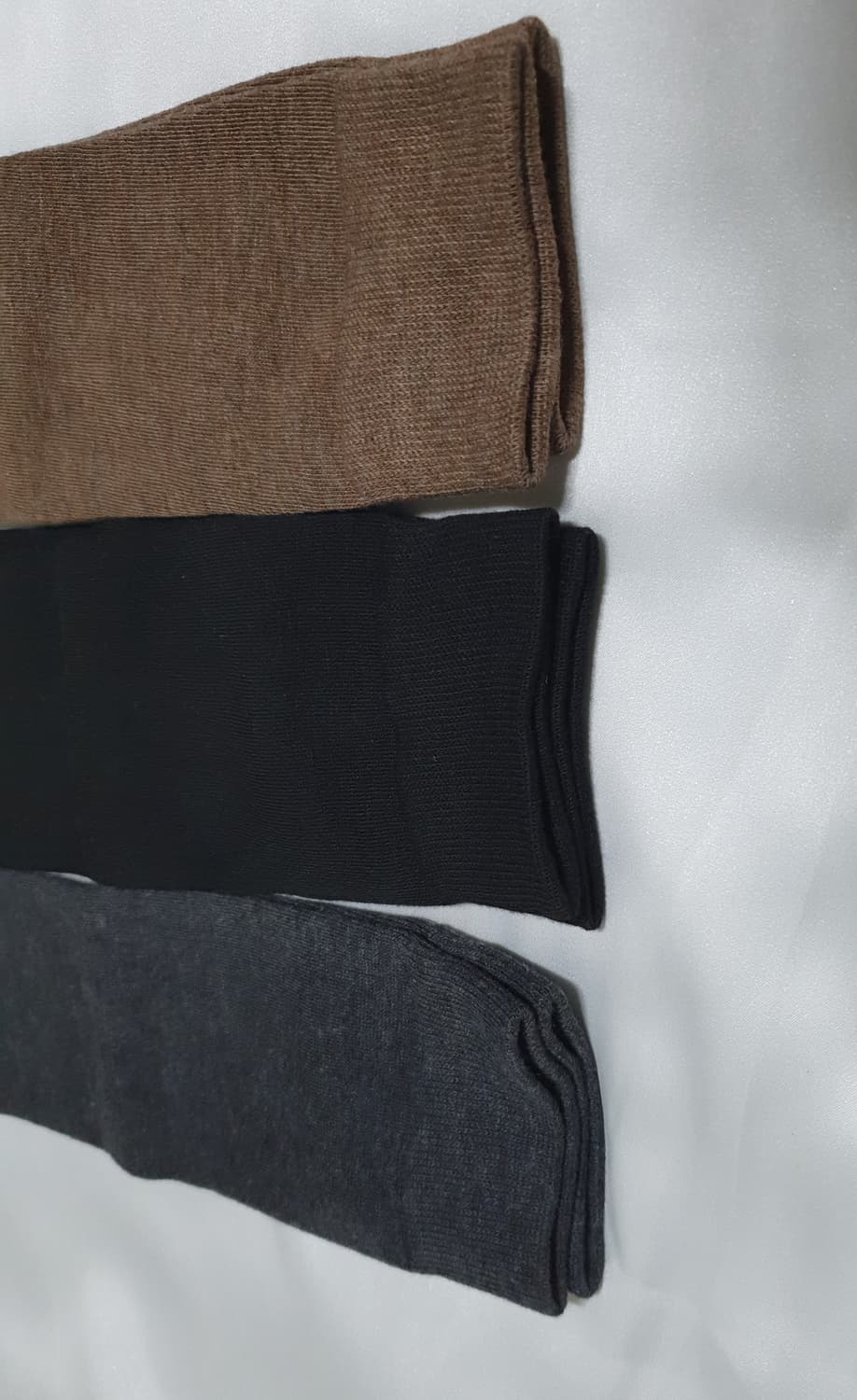 3컬레 가격~ 브라운 그레이 블랙 니삭스 롱 삭스 무릎양말 긴양말  상품이미지9