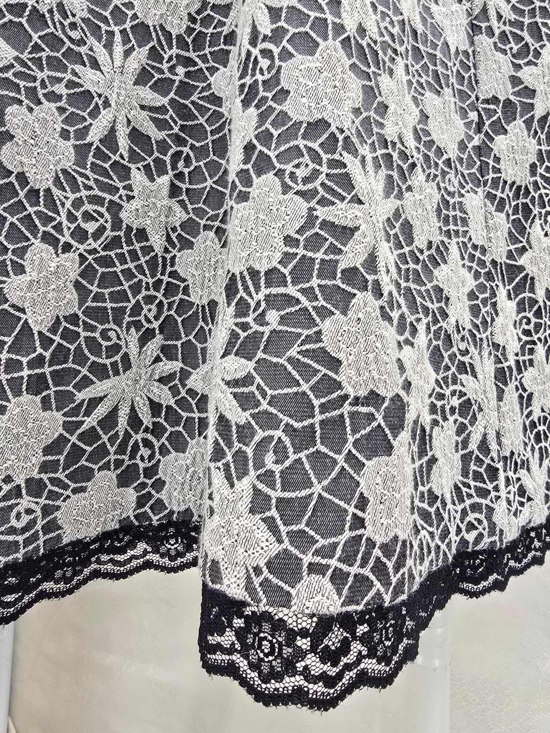 플라워 레이스 플레어 스커트 상품이미지7