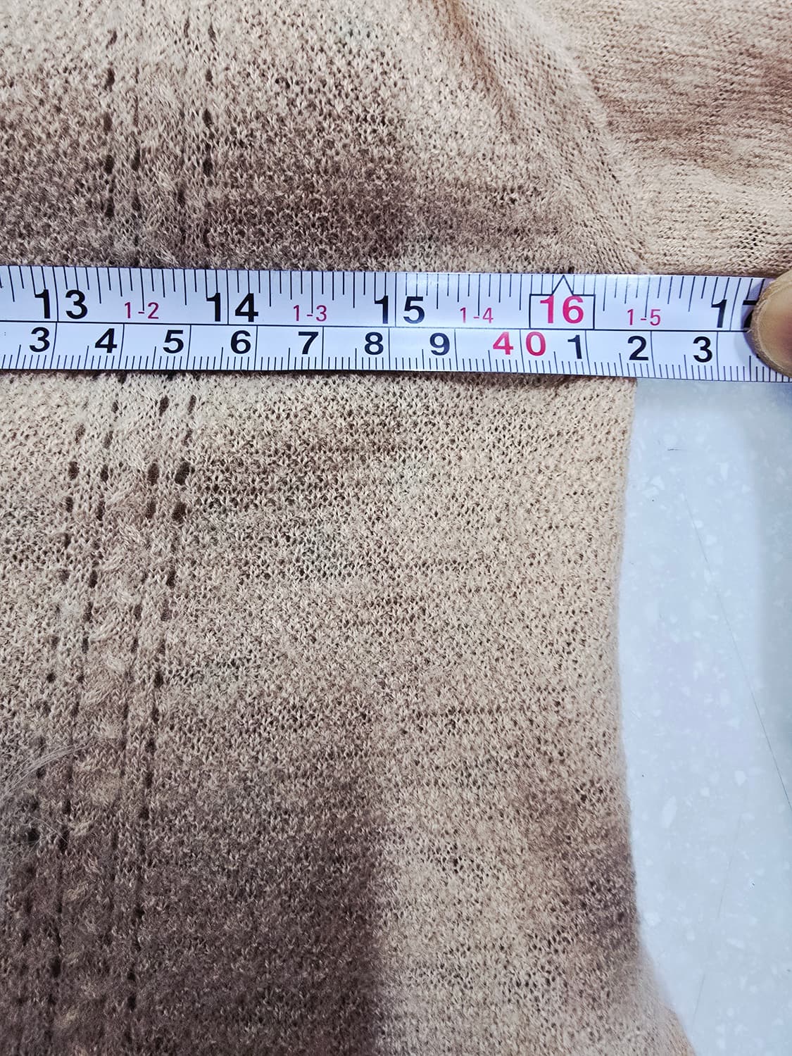 thursdayisland 베이지색 레이어드 니트 가디건85 상품이미지8