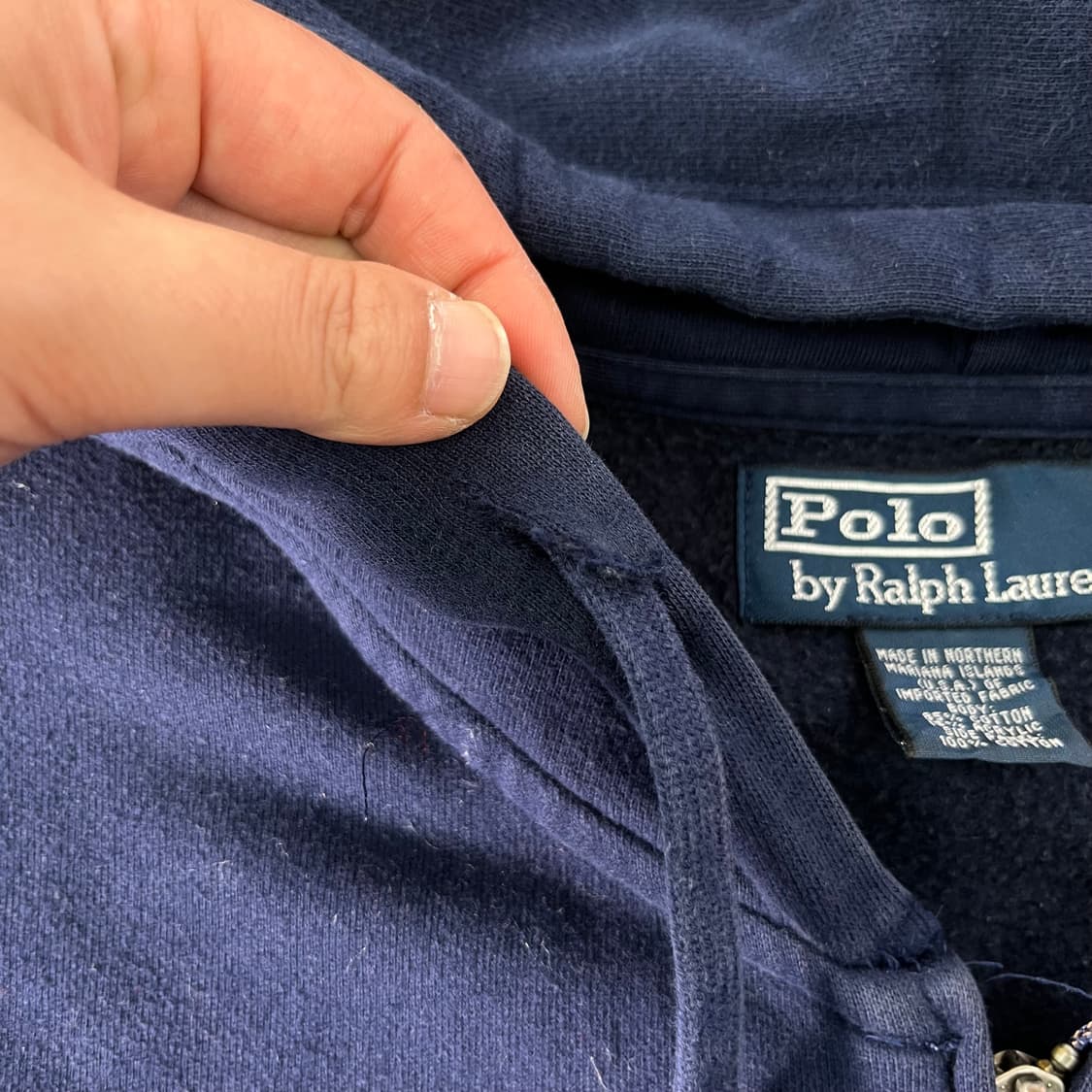 105 폴로랄프로렌 스몰포니 네이비 후드집업 상품이미지5