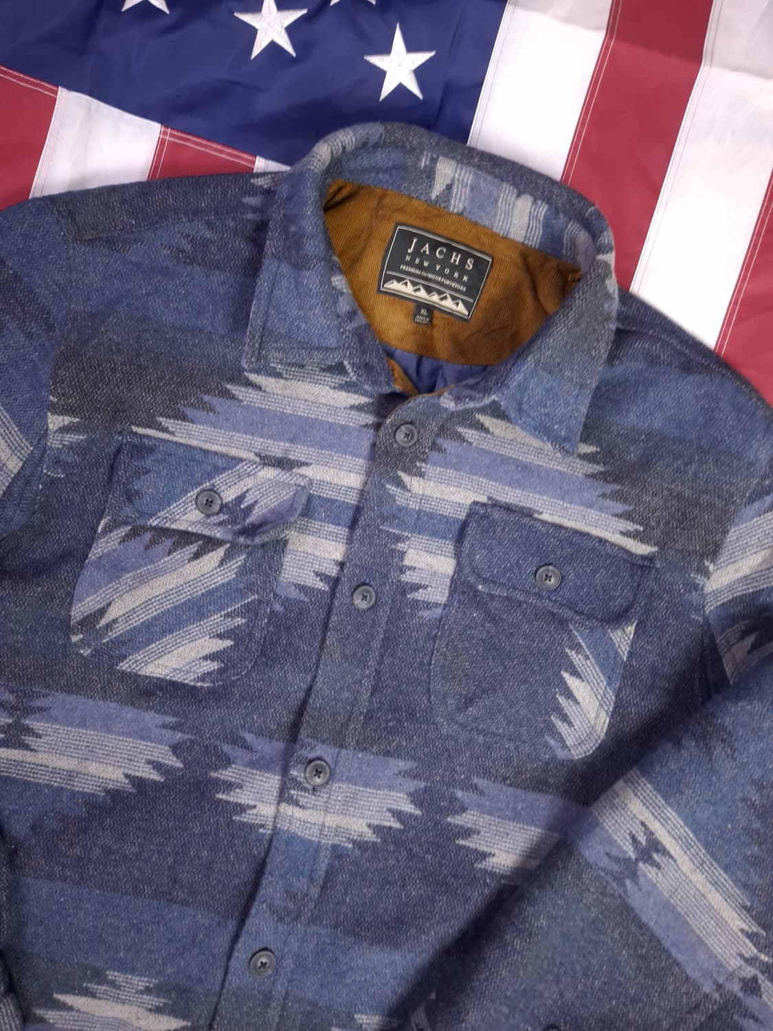 새제품 JACHS 아즈텍 나바호 패턴 셔츠 자켓 상품이미지2