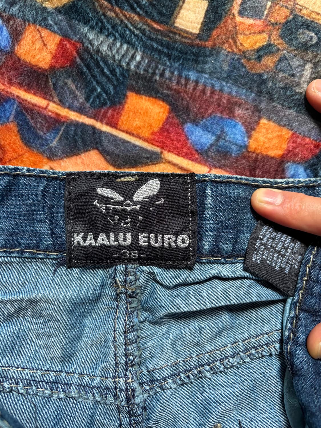 a245) 38 빈티지 워싱 데님팬츠 상품이미지8