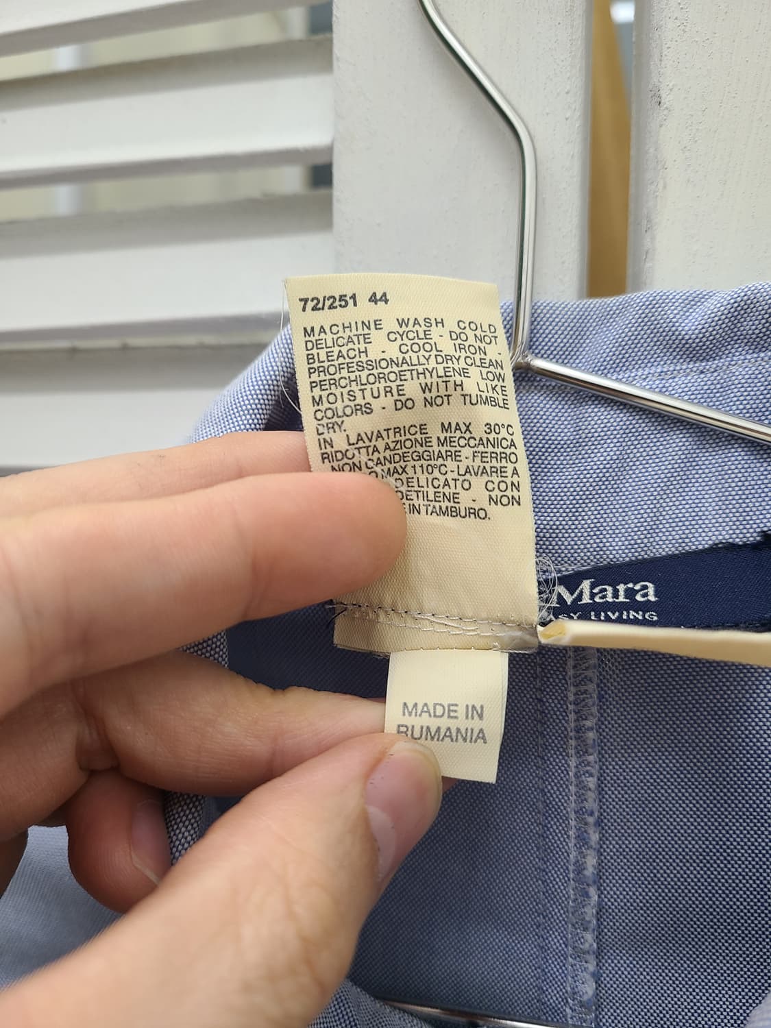 막스마라 스카이블루 셔츠 상품이미지3