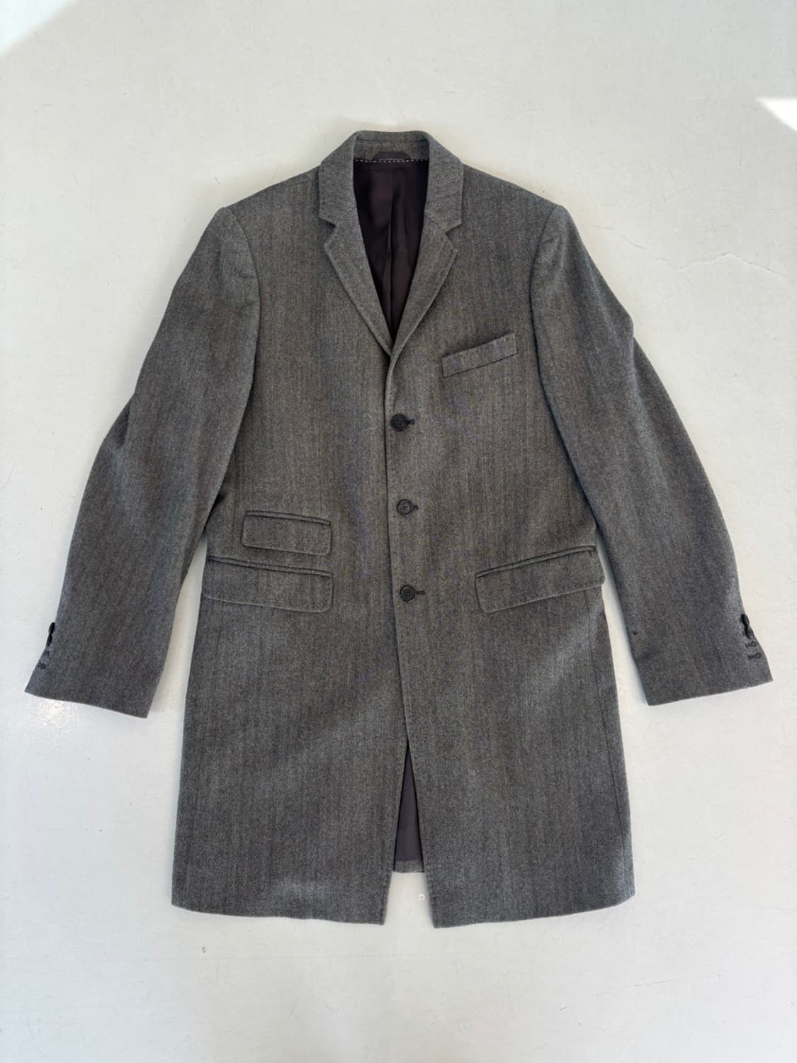 Neil Barret Layered Cashmere Coat 상품이미지2