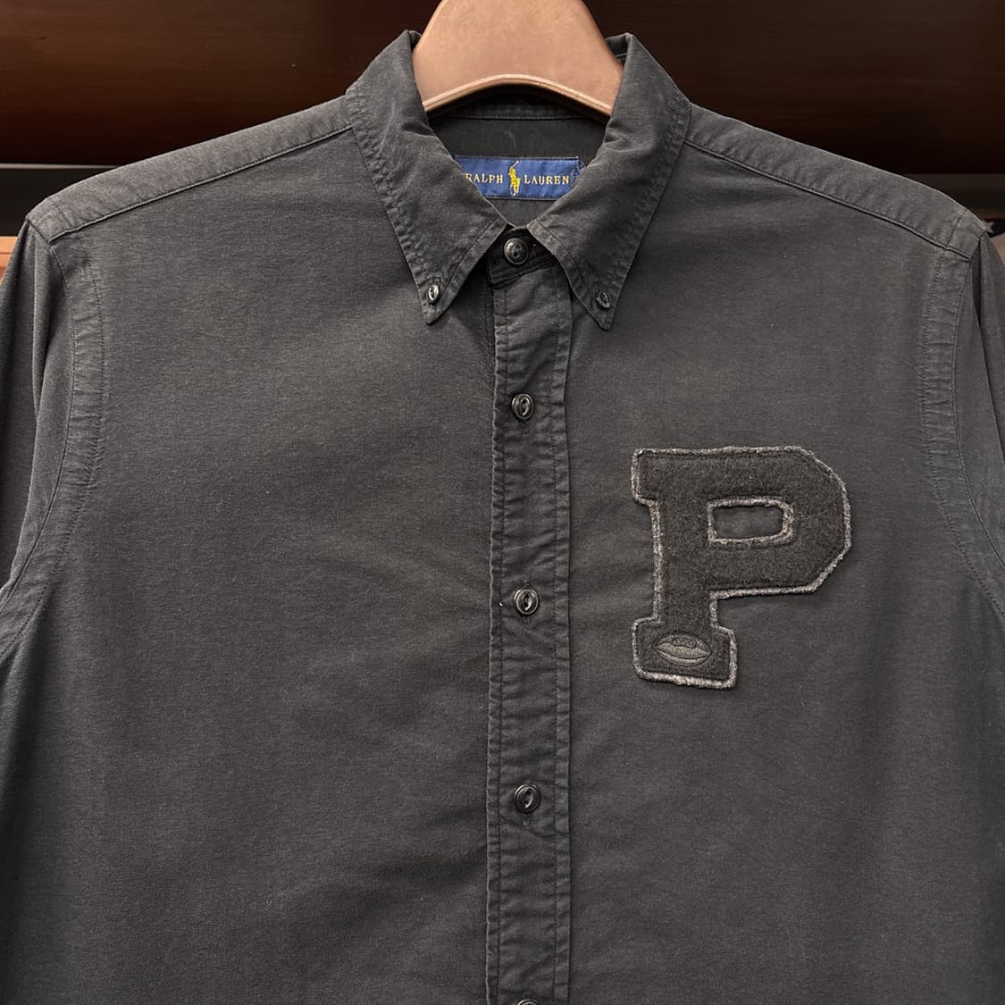신형라벨 폴로 랄프로렌 칼리지 럭비 모티브 자수 옥스포드 셔츠 N1098 상품이미지3