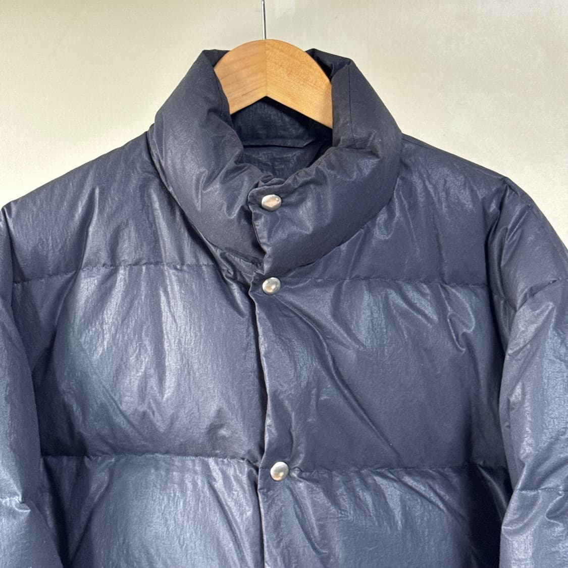 (3) 코모리 코튼 나일론 다운 자켓 네이비 상품이미지2