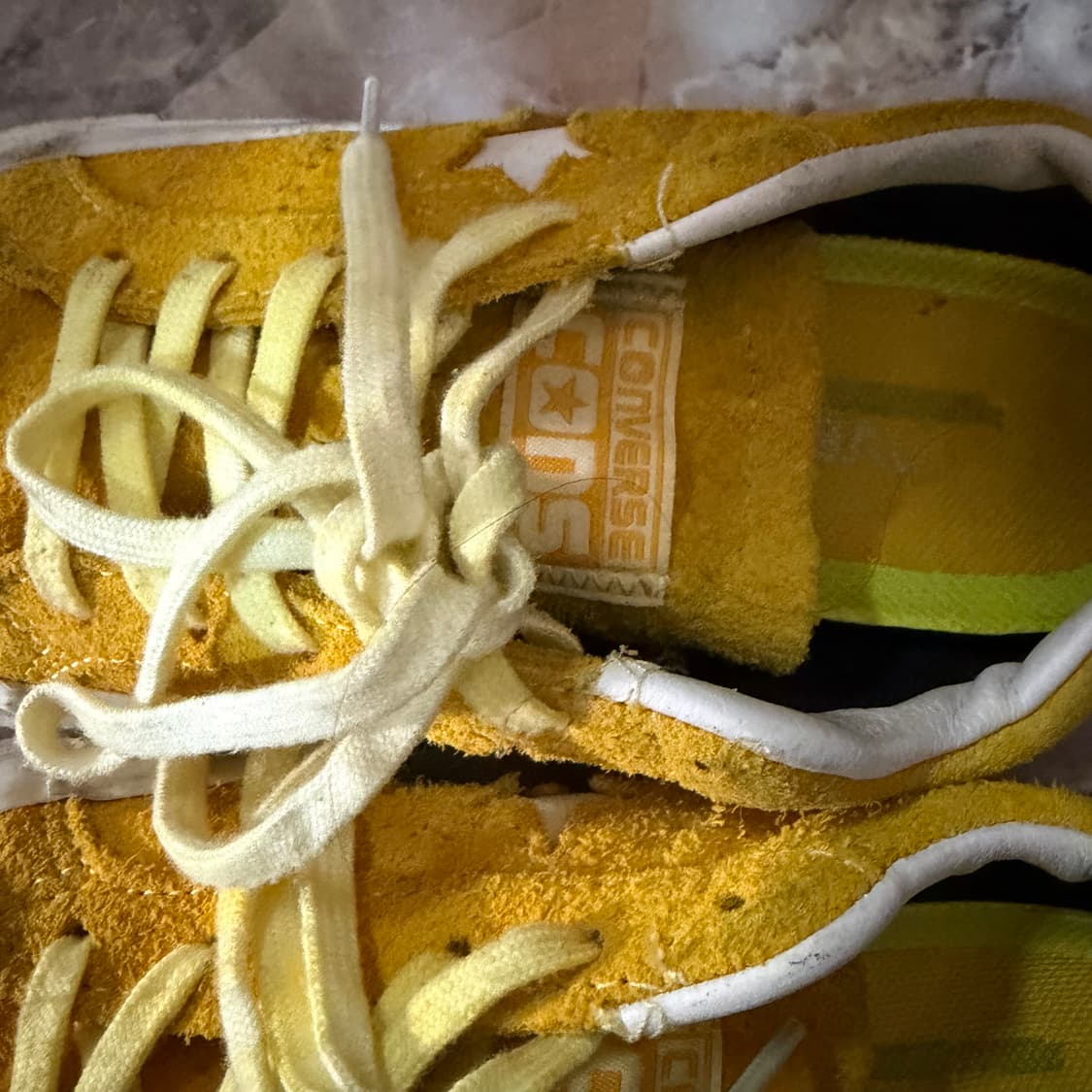 컨버스 원스타 로우 스웨이드 옐로우 225 상품이미지6