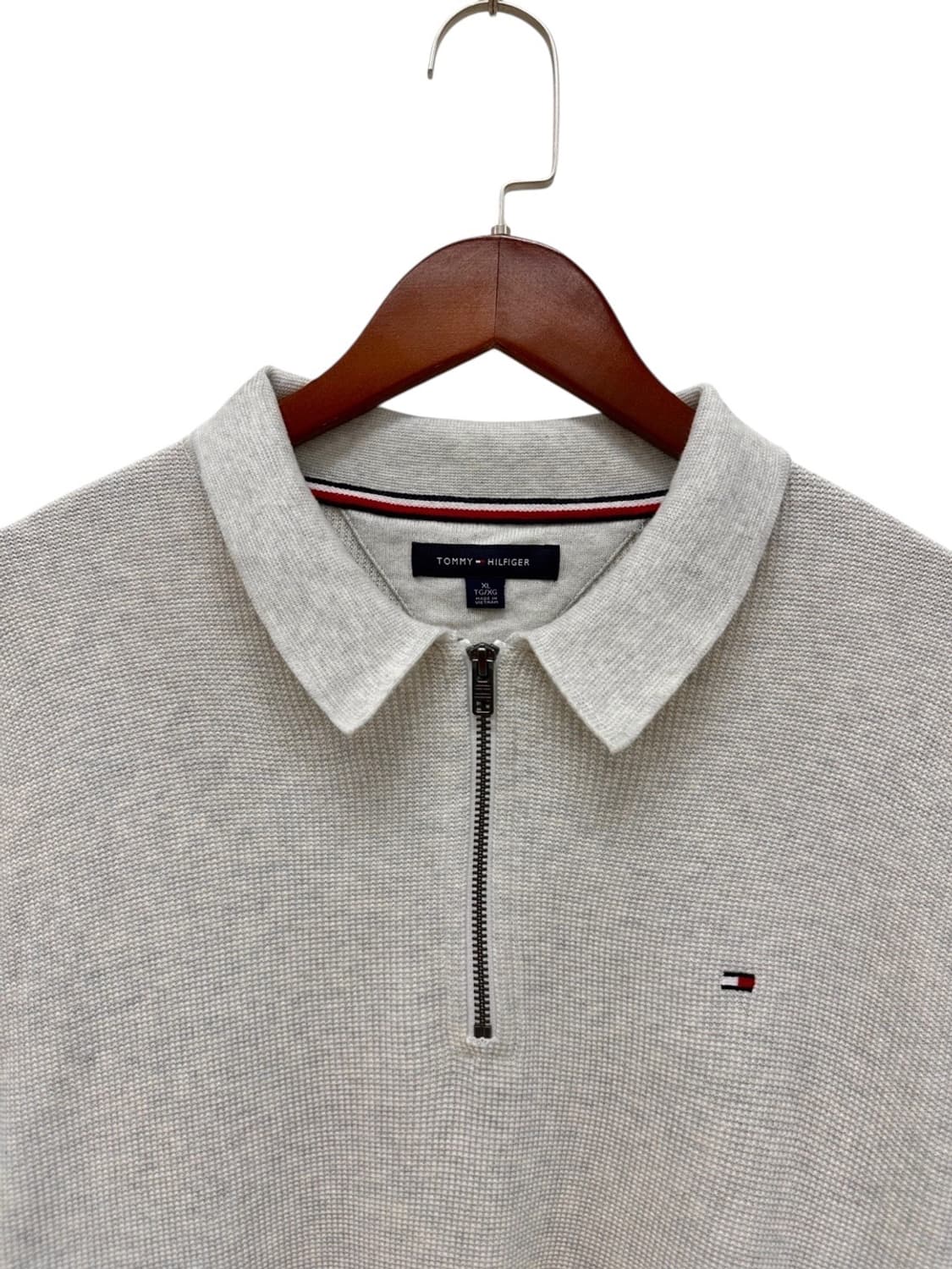 타미힐피거 반집업 니트 멜란지 (XL~2XL)  상품이미지2