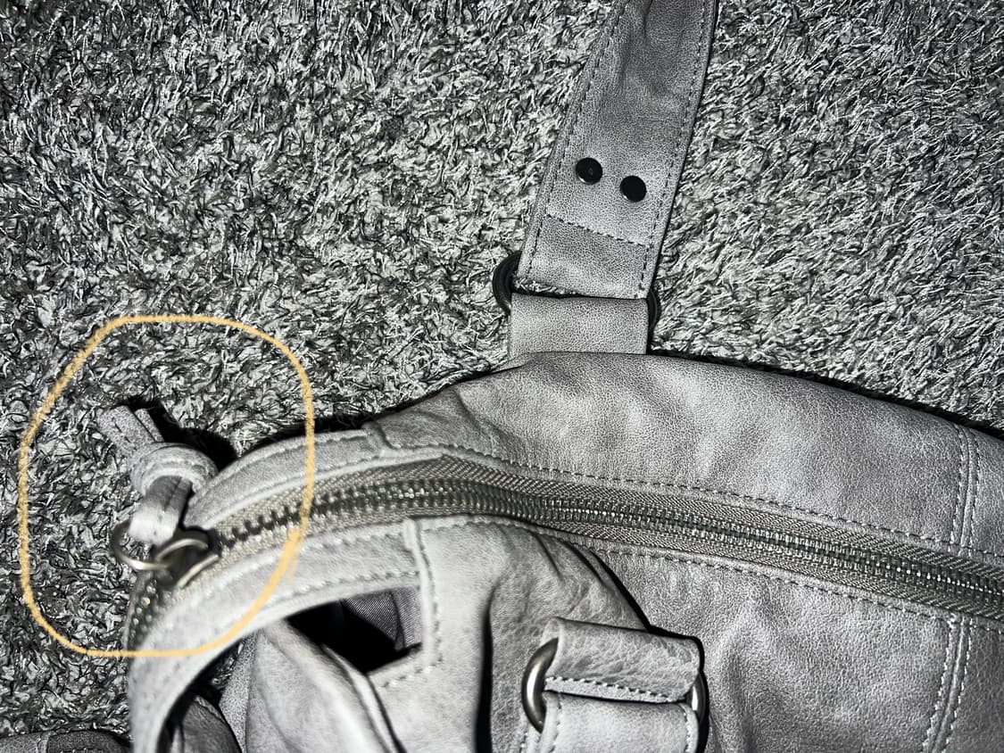 팬시클럽 벨티드 워싱 레더백 가방 상품이미지10