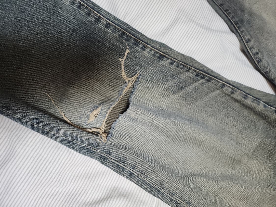 edwin sand washing distressed 503 jeans 상품이미지3