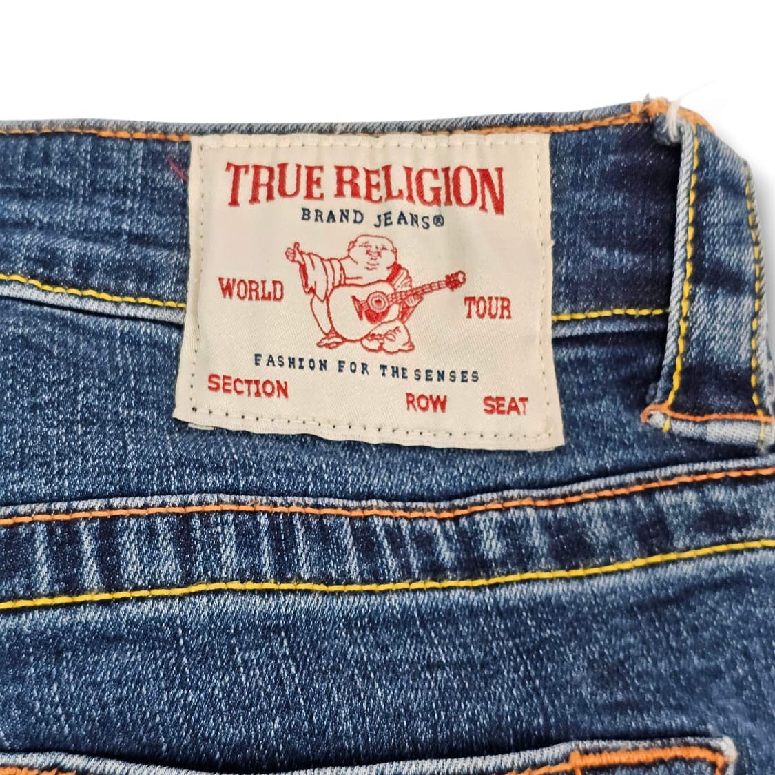 25 True Religion 트루릴리전 USA 플랩 플레어 진 상품이미지4