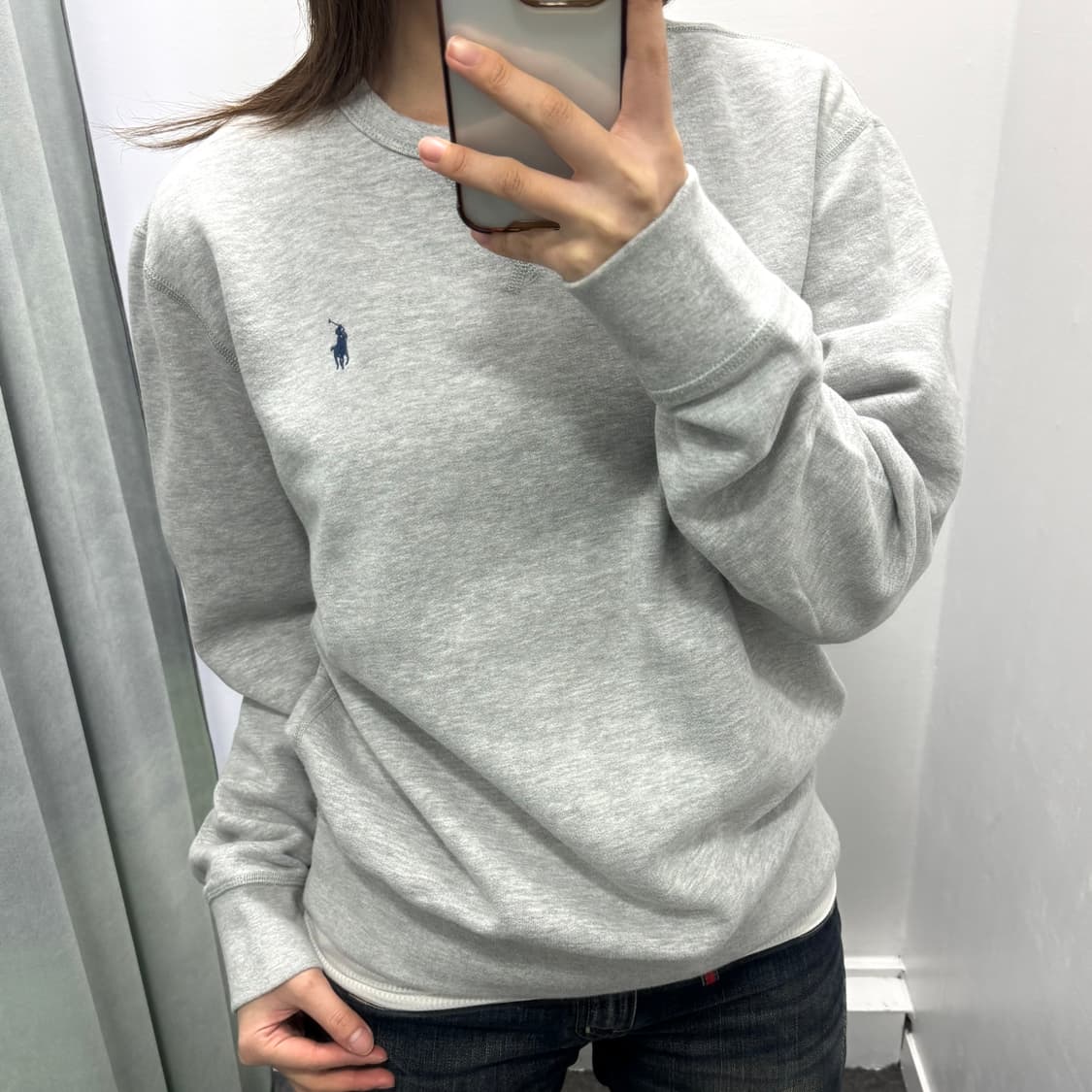 폴로 그레이 스웻셔츠 상품이미지2