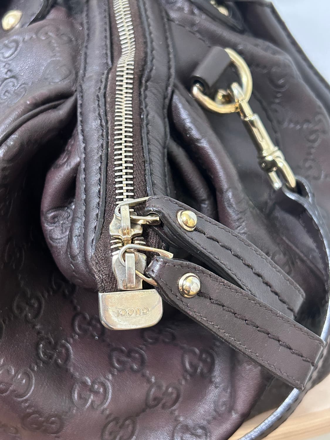 구찌 씨마 숄더백 브라운  상품이미지2