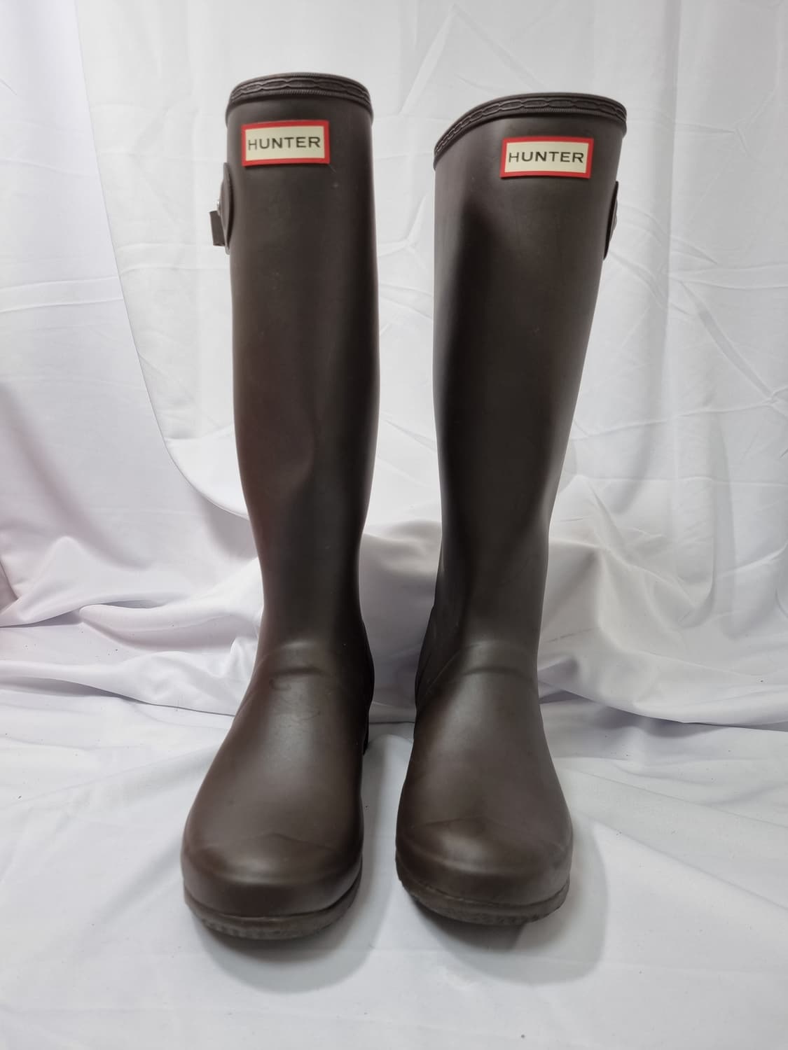 Uk5 240 헌터 롱 레인 부츠 장화 초코릿 브라운 상품이미지8