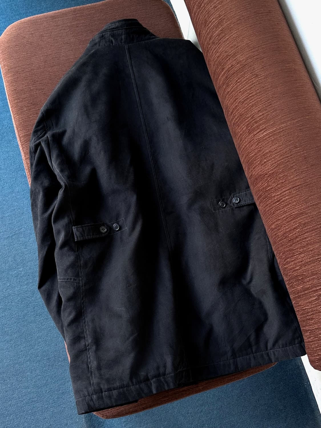 Stand collar soft touch volume blouson 상품이미지9