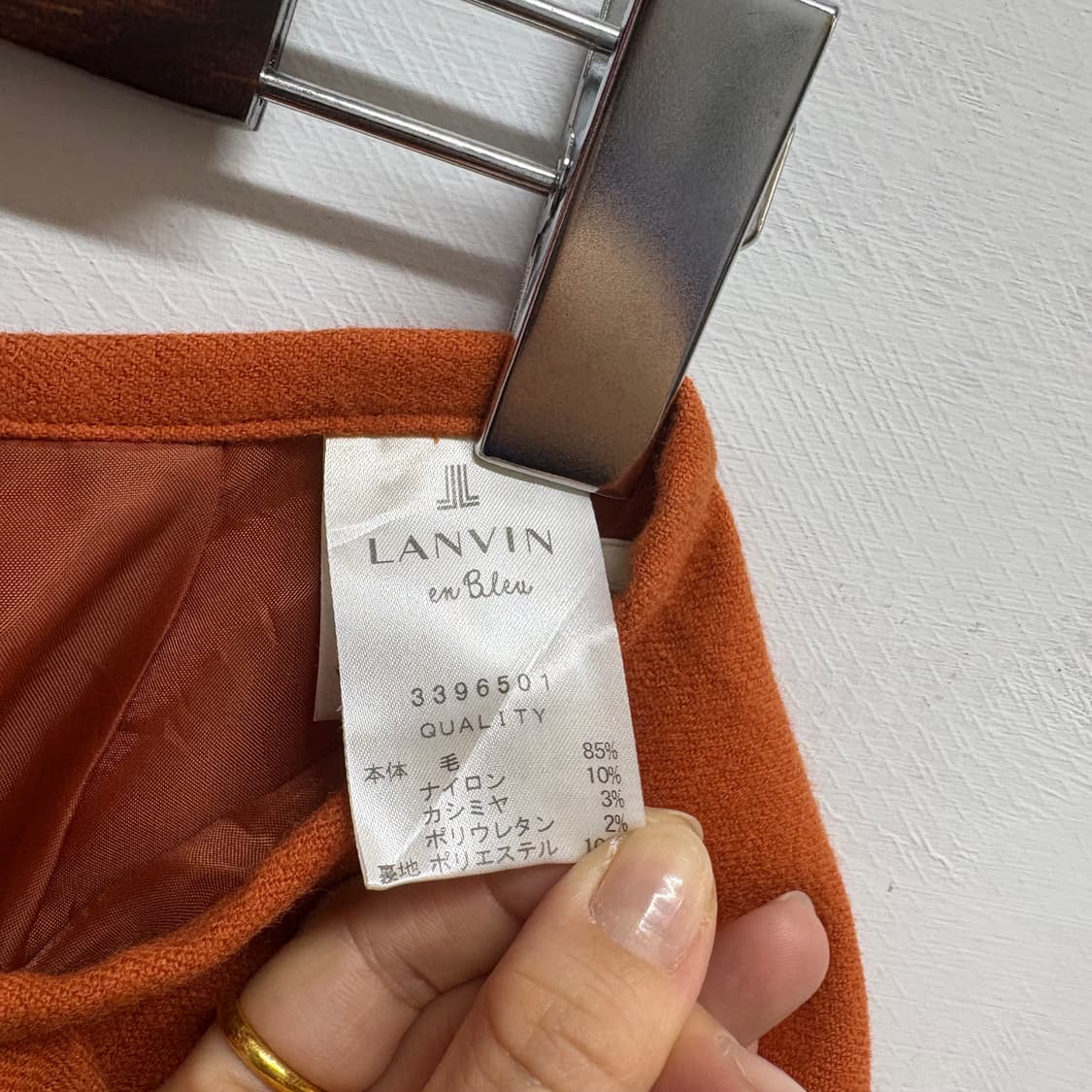 LANVIN 랑방 울캐시 펌킨 벌룬 미니 스커트 치마  상품이미지4