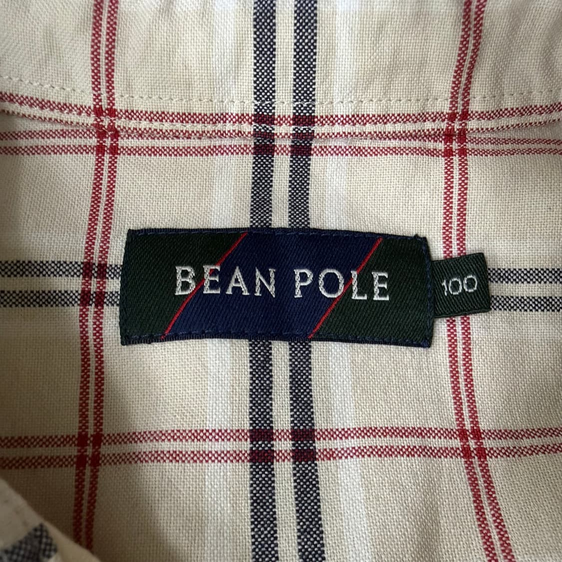 100 빈폴 체크 반팔 셔츠 0401T 상품이미지3