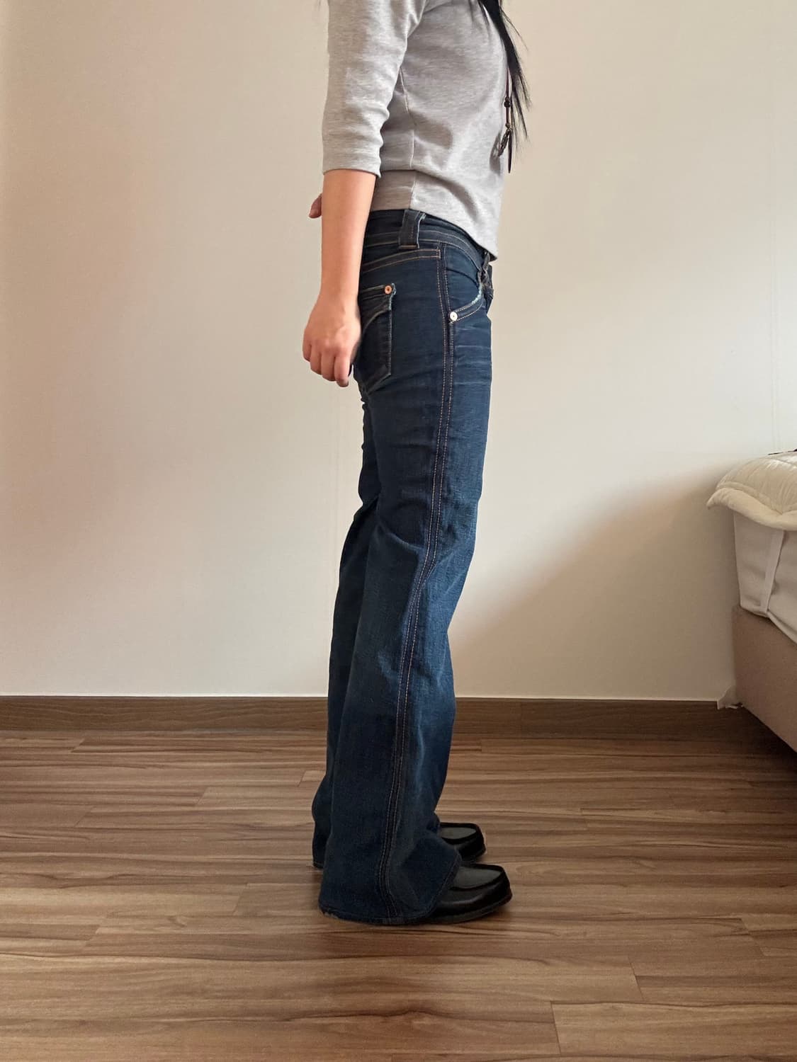 데님 부츠컷 팬츠 상품이미지2