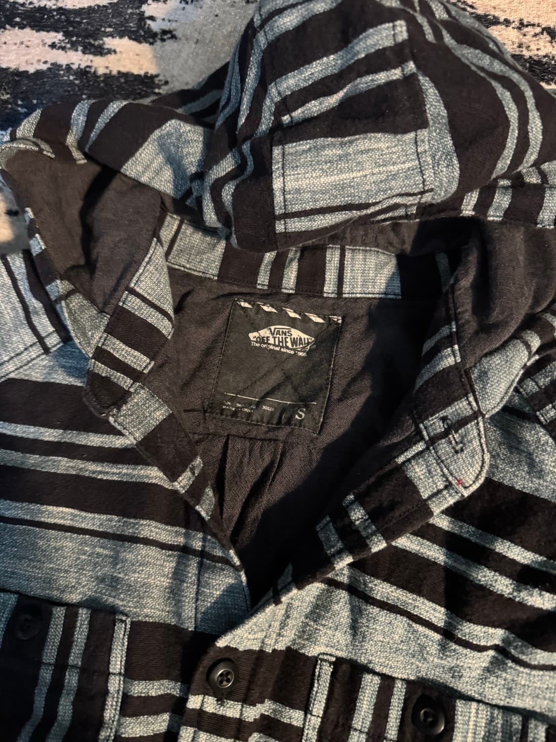 Vans 반스 스트라이프 셔츠 후드  상품이미지2