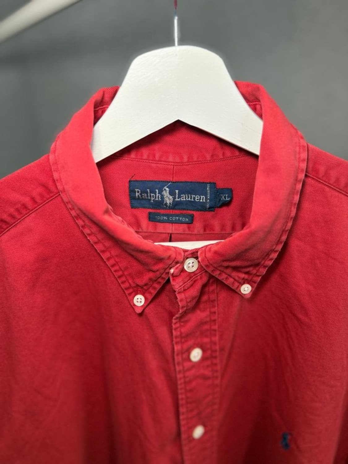 RALPH LAUREN 랄프로렌 셔츠 레드 XL 상품이미지8
