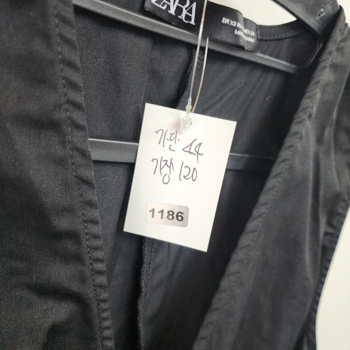 자라 블랙 롱 원피스 상품이미지6