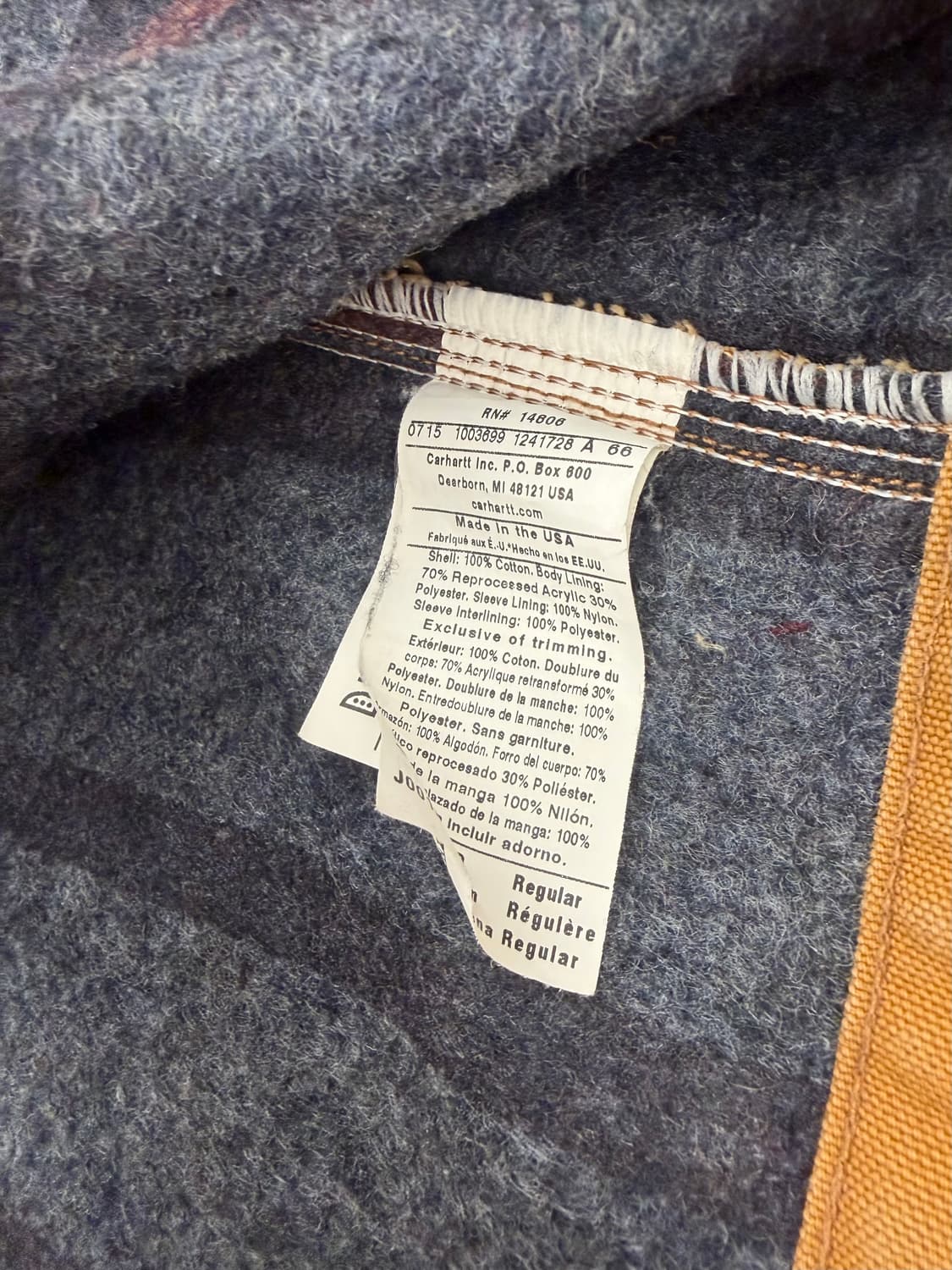 칼하트 디트로이트자켓 J001BRN 상품이미지6