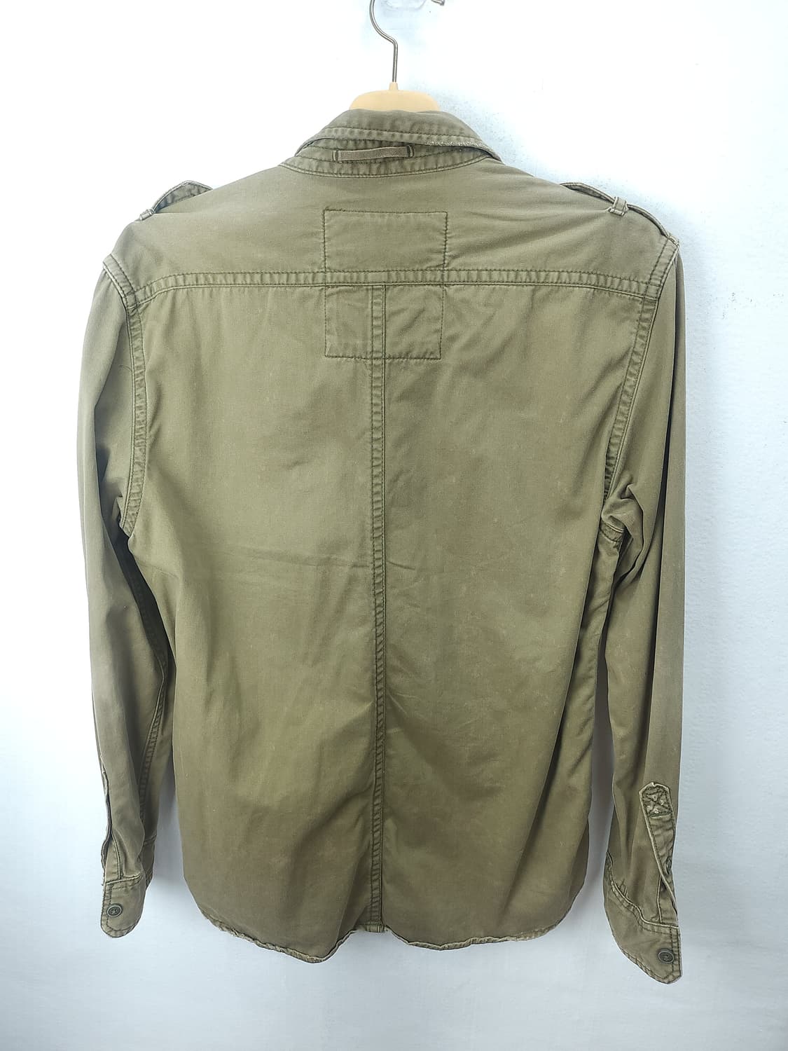 American Eagle 빈티지 카키 셔츠 100 L 상품이미지4