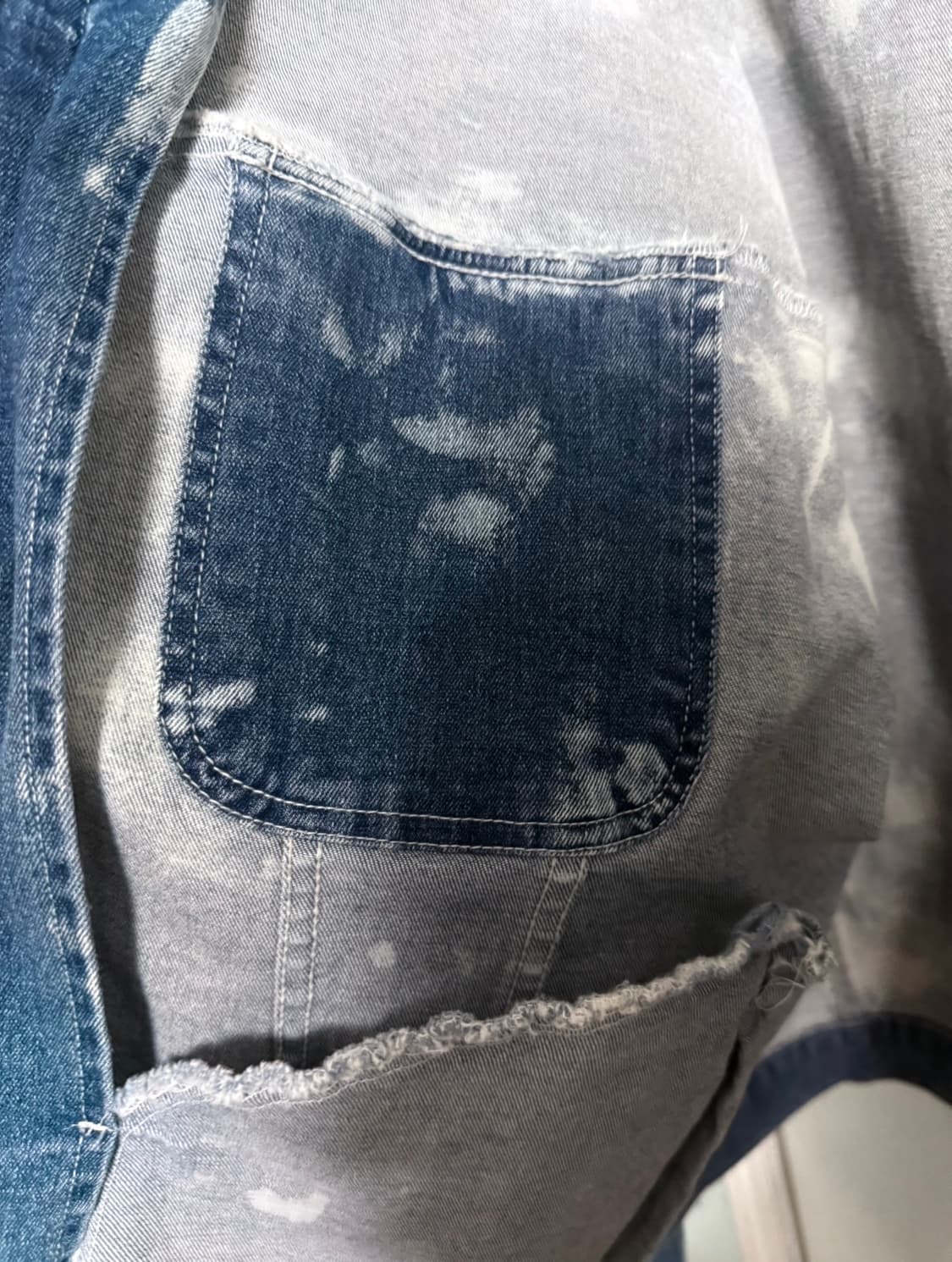 선데이오프클럽 블리치드 데님자켓 상품이미지4