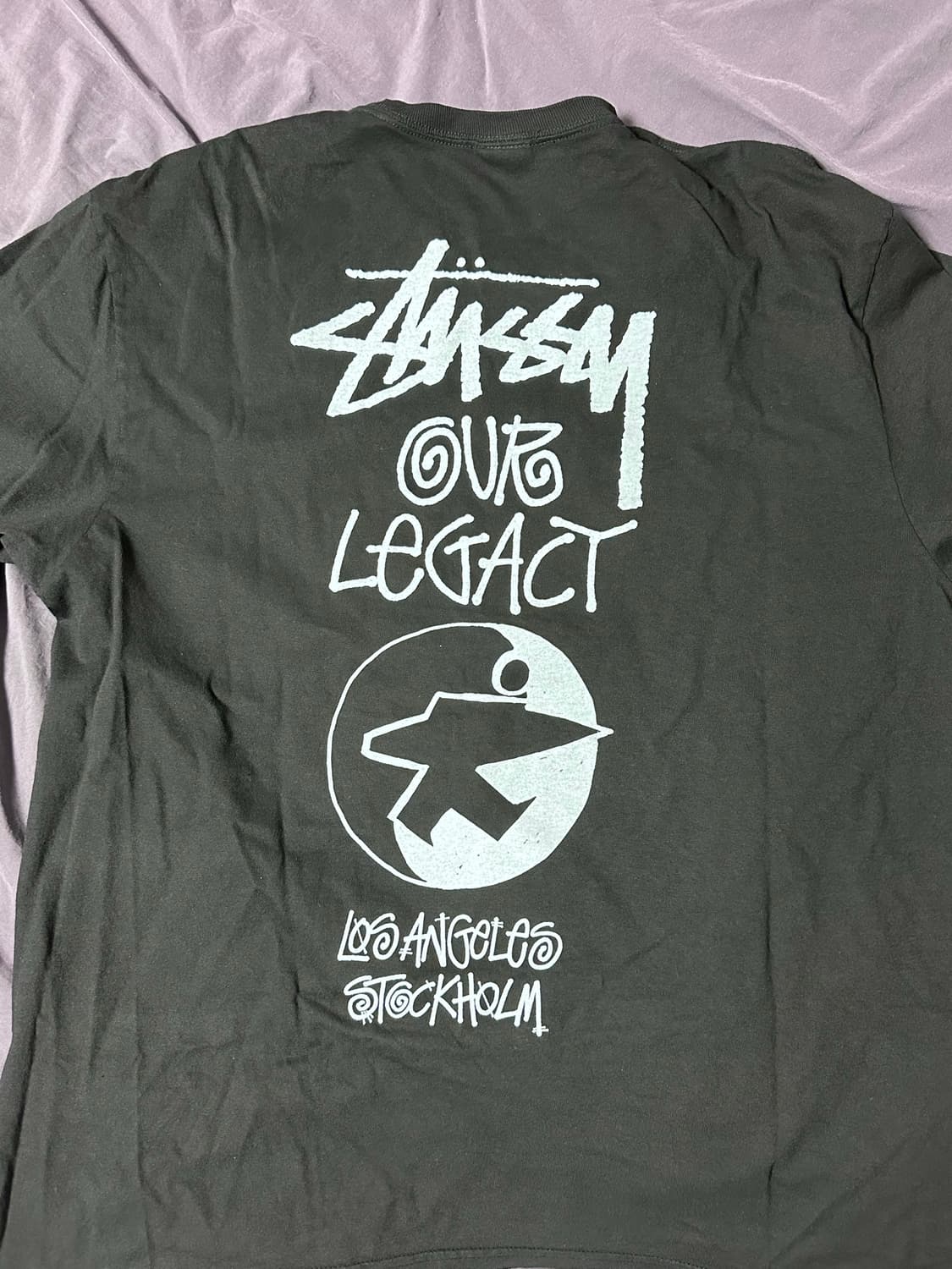 [XL]스투시 아워레가시 워크샵 서퍼맨 피그먼트 다이드 티셔츠 상품이미지3