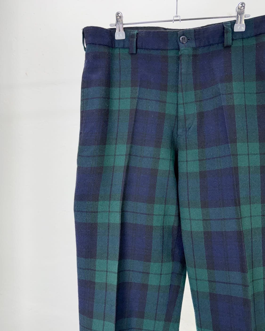 폴로 랄프로렌 블랙워치 원 턱 울 트라우저 팬츠 상품이미지2