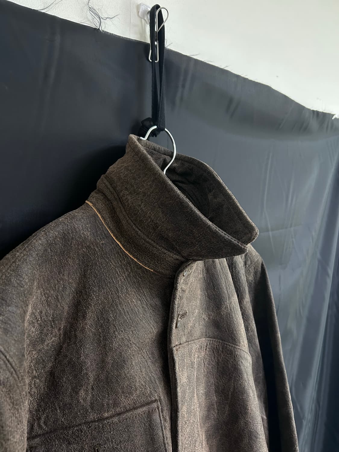 요지야마모토 레더 자켓 상품이미지9