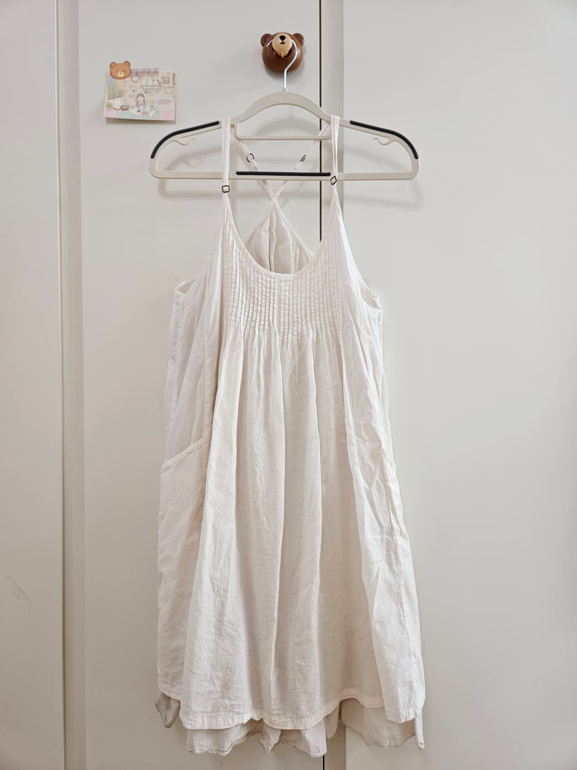 빈티지 레이어드 슬리브리스 원피스 상품이미지4