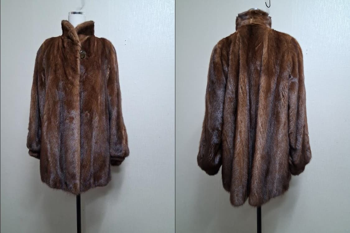 휘메일 밍크코트 브라운 서남모피 암밍크 최상의컨디션77
 상품이미지3