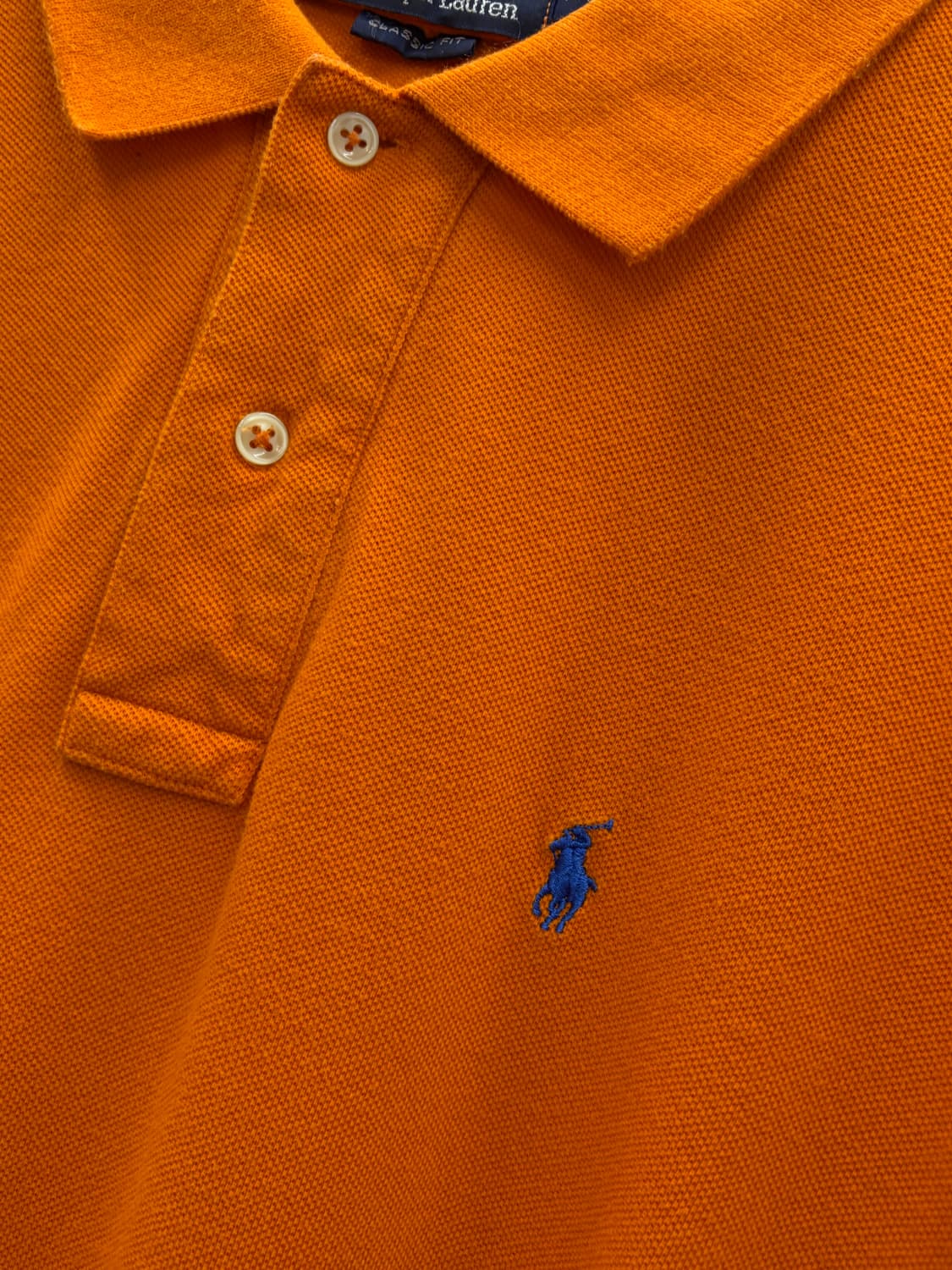 폴로 랄프로렌 반팔 PK 카라 티 오렌지 XL 상품이미지2