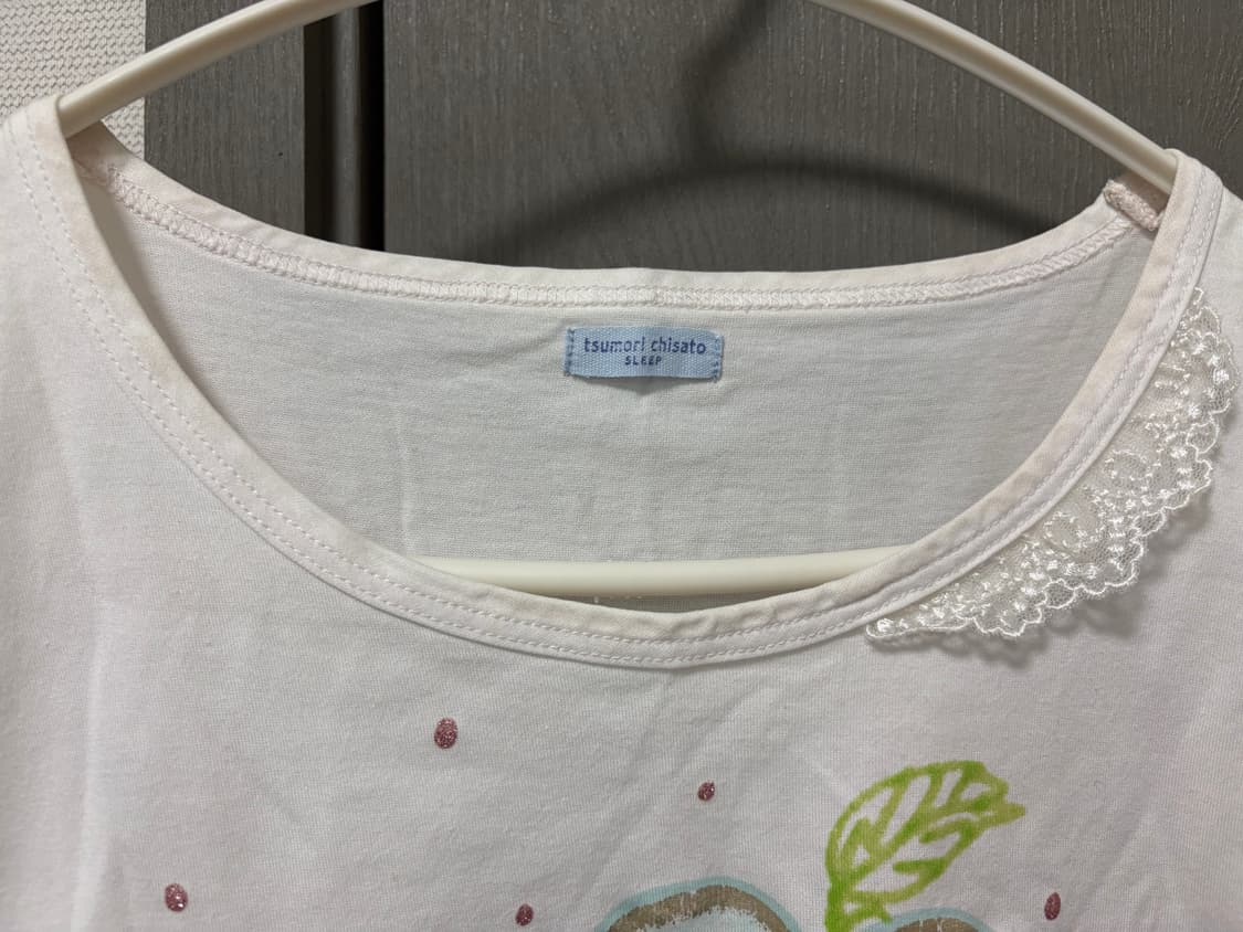 츠모리치사토 슬립 티셔츠 상품이미지2