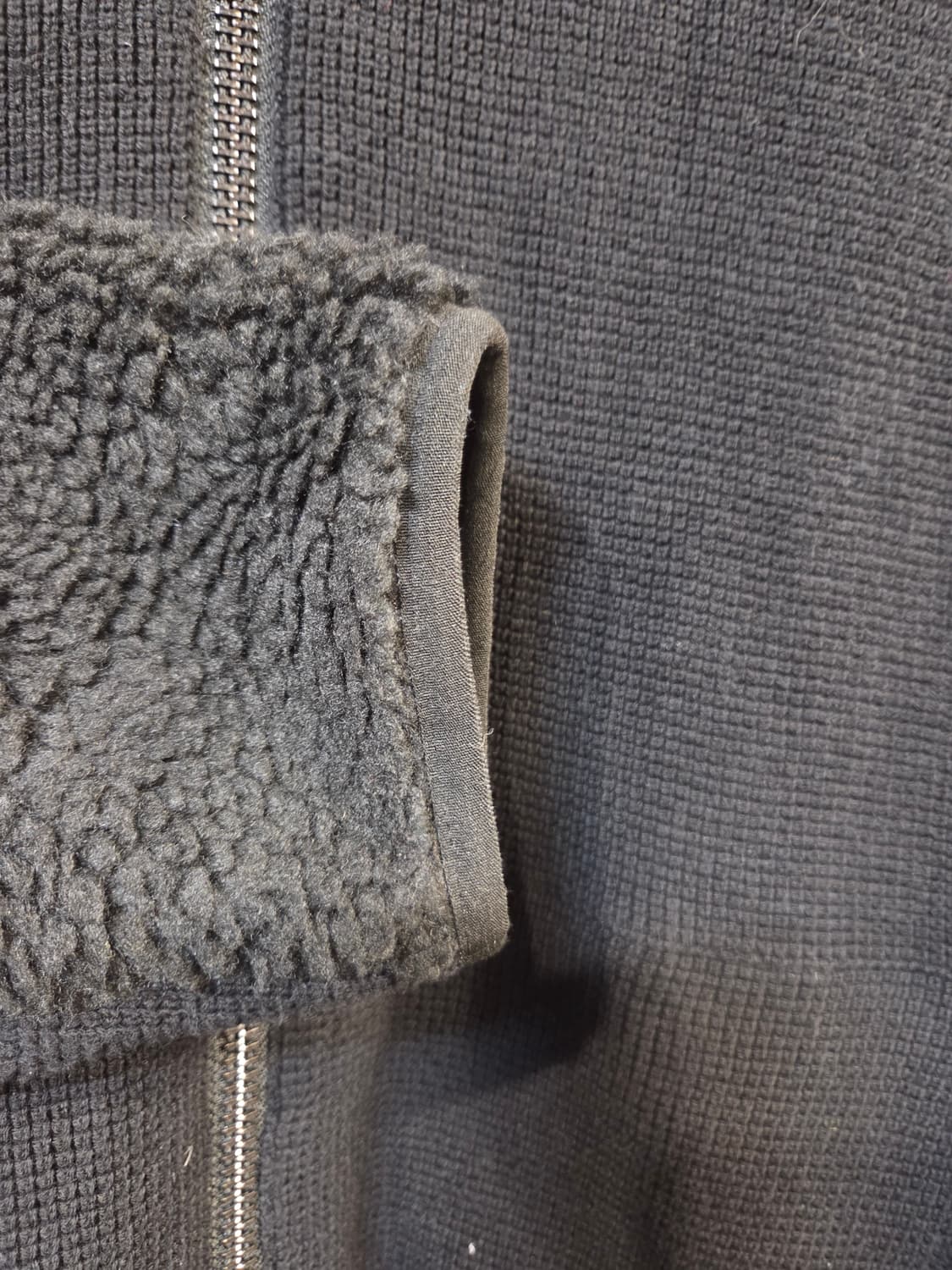 G-STAR검정색 넥 풀집업 니트 자켓(XL) 상품이미지4