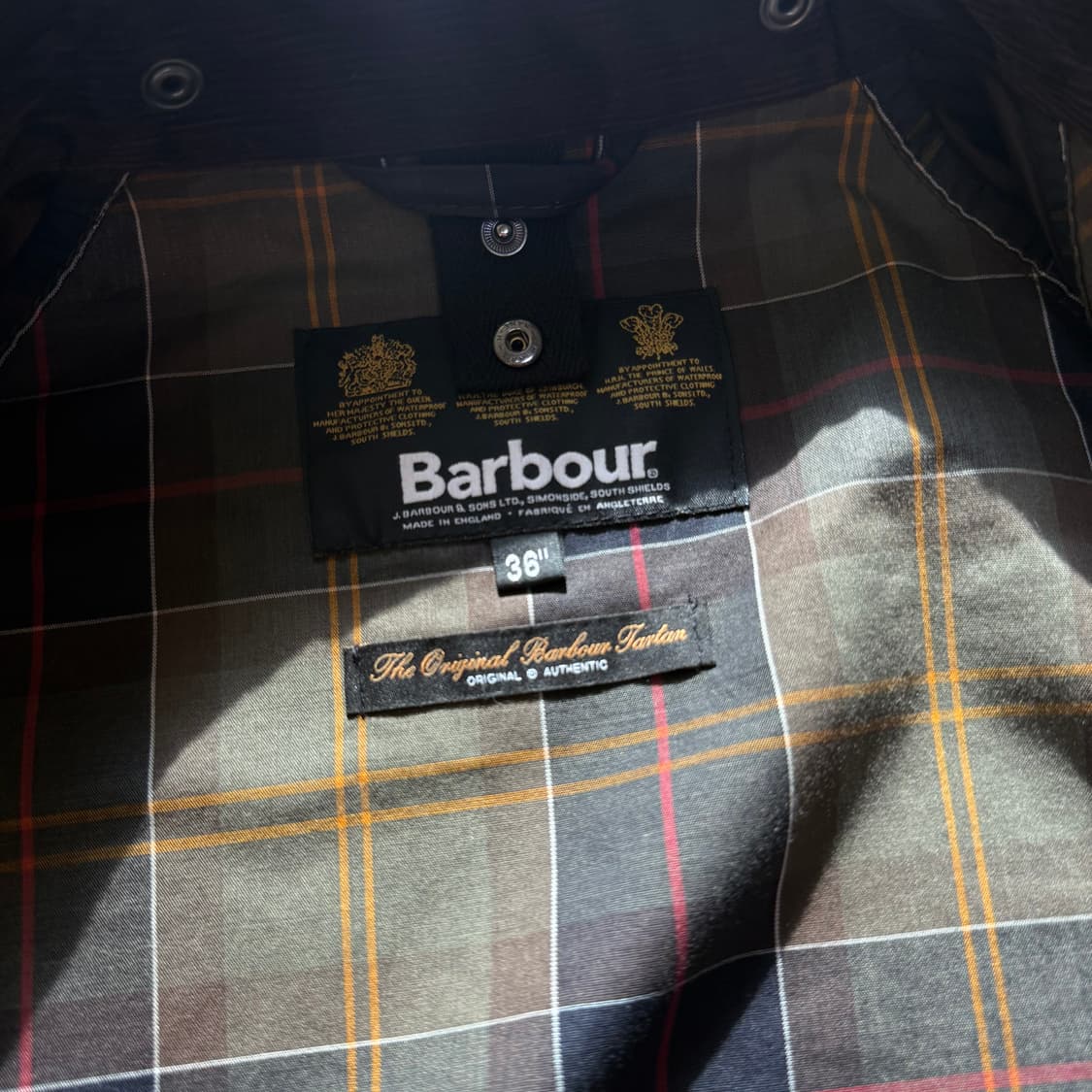 바버 비데일 왁스 자켓 상품이미지4