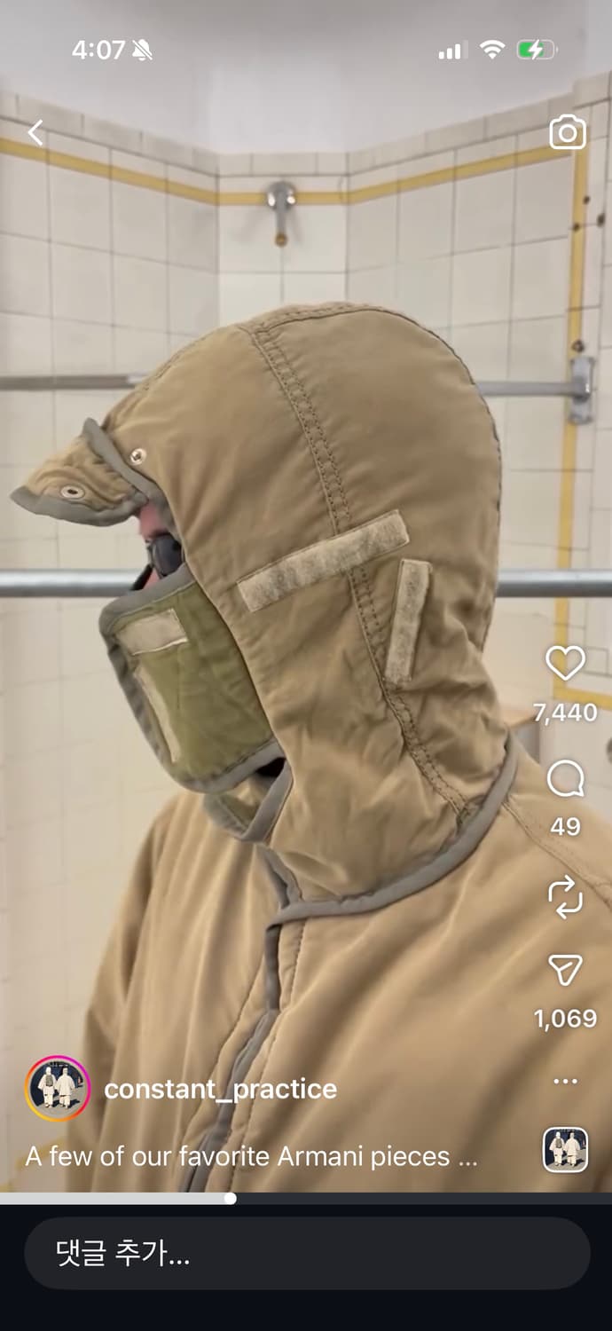 90s Armani jeans, Emporio armani 마스크 파카 상품이미지4