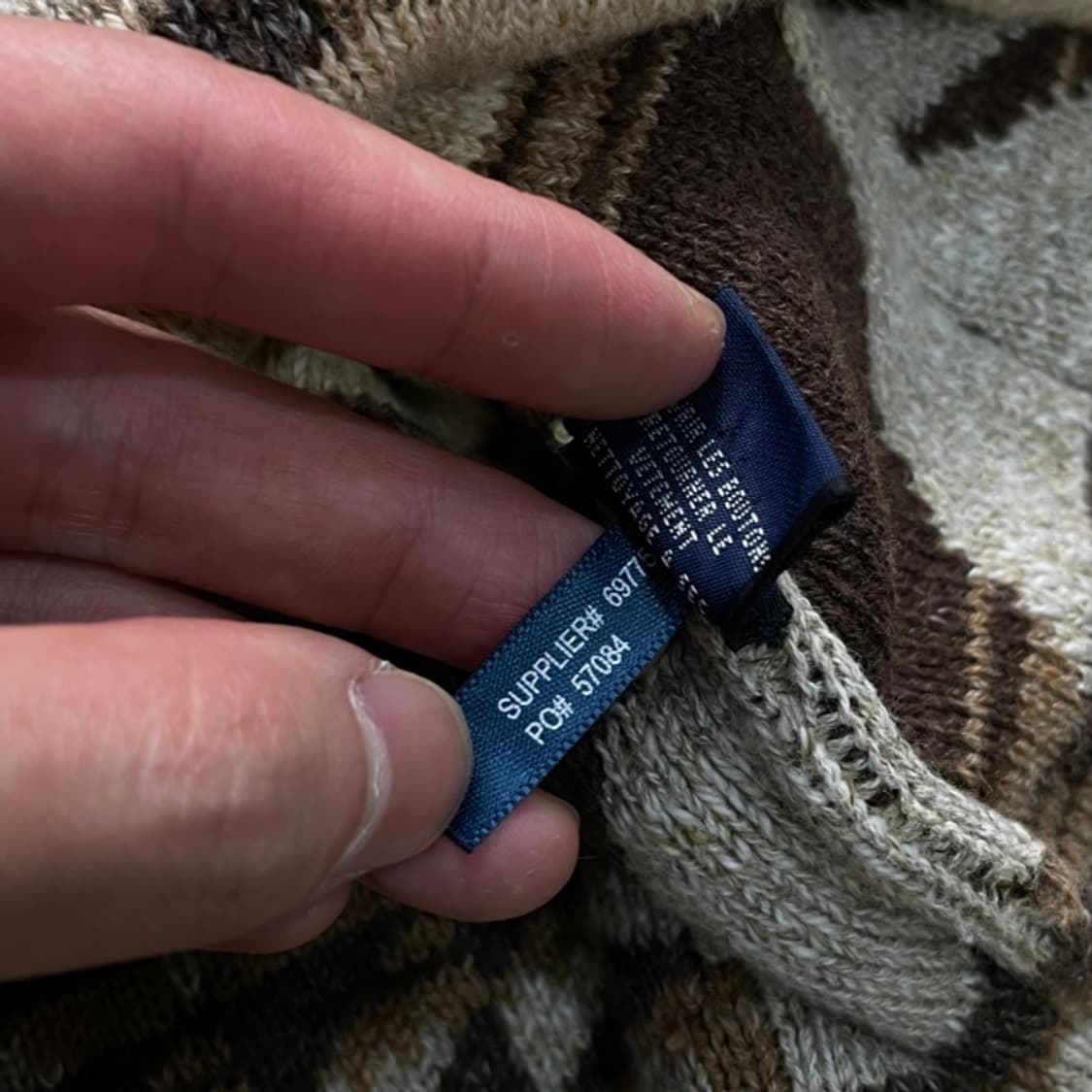 100 랄프로렌 에스닉 나바호 니트 가디건 상품이미지4