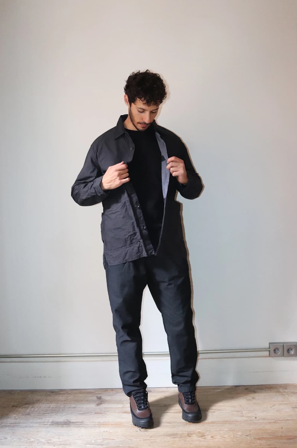 사쥬 드 크레 코튼 트윌 셔츠 재킷 M 상품이미지1