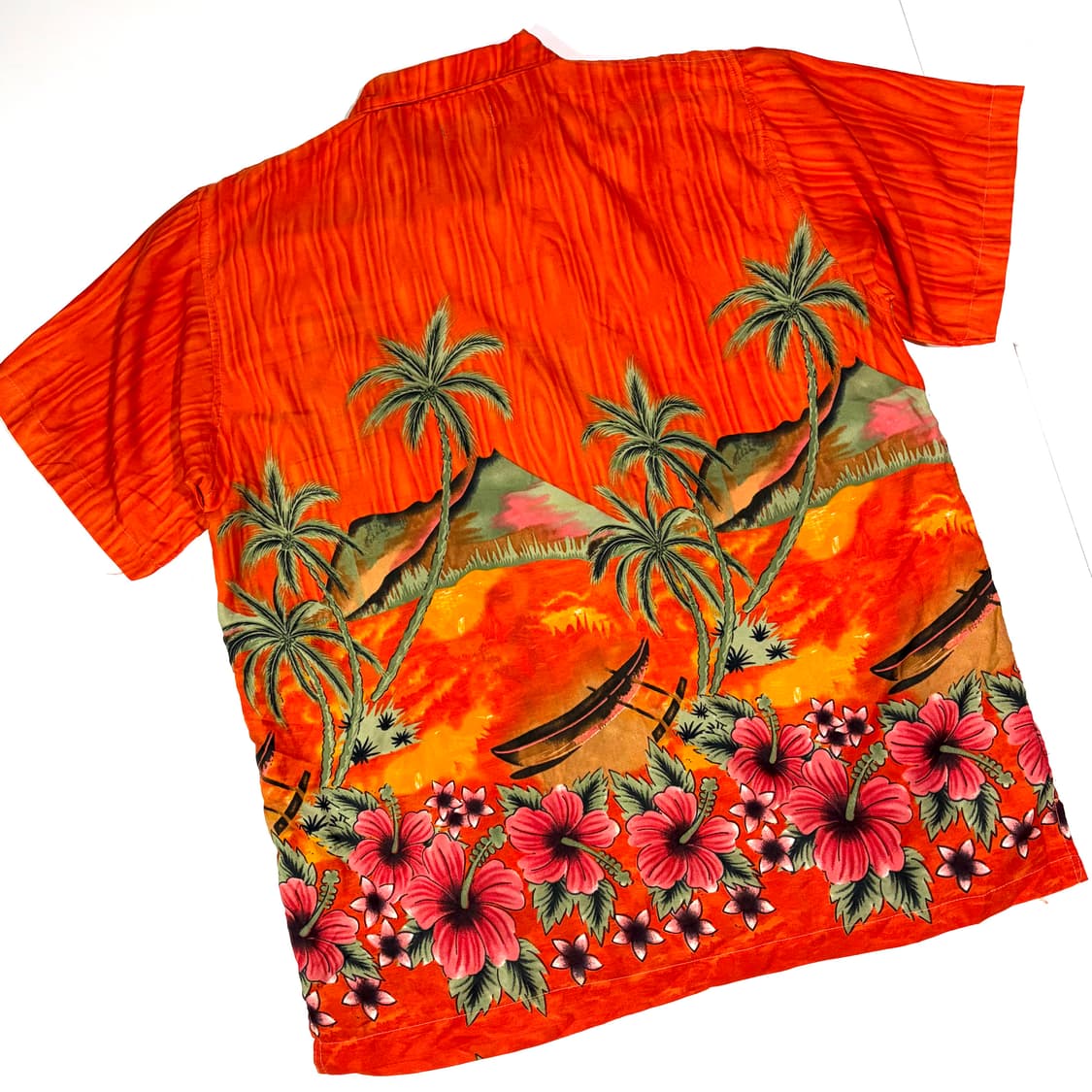 ON SHORE 라스베가스 야자수 하와이안셔츠 L 상품이미지7