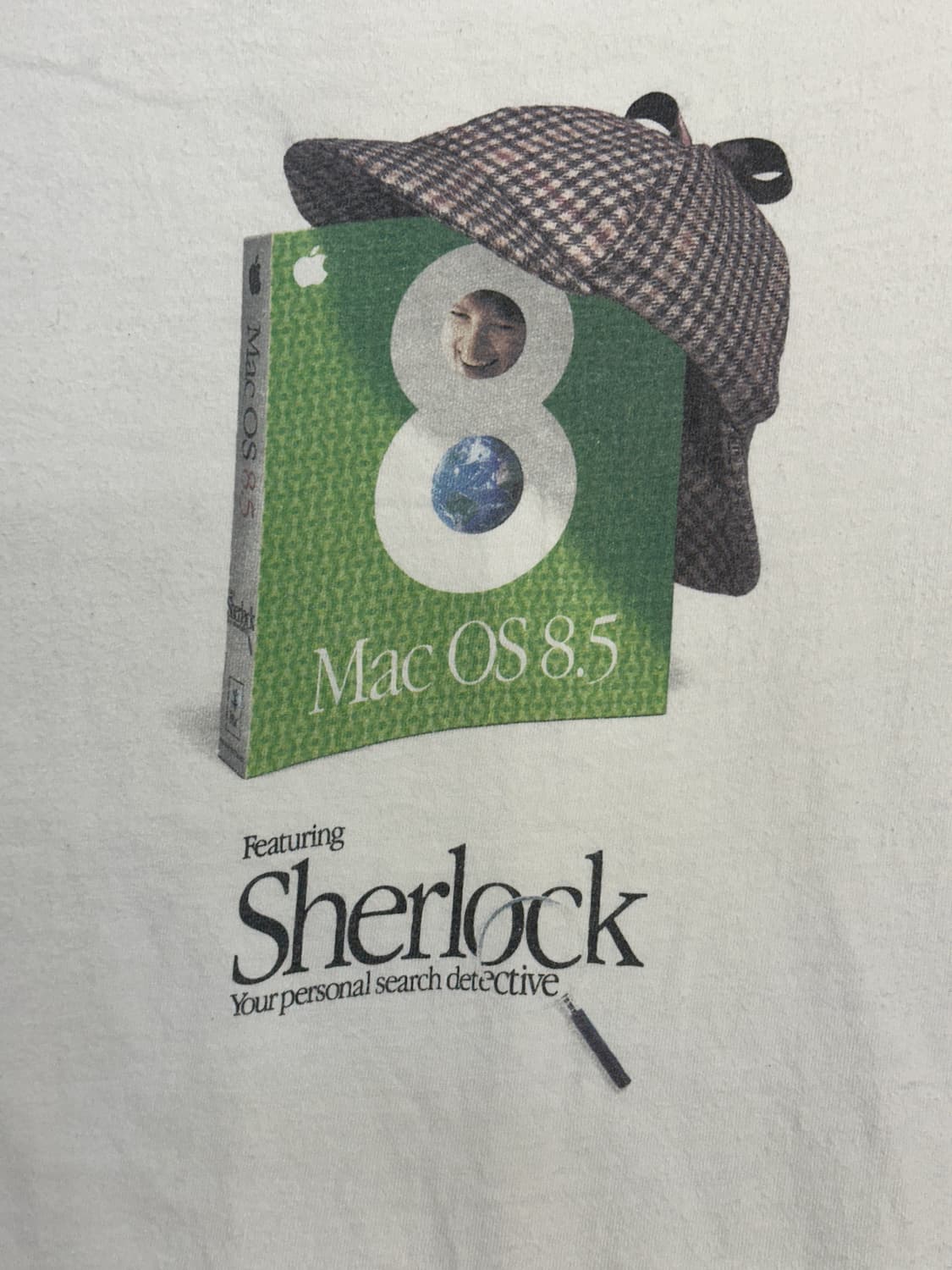 1998' Apple mac OS 8.5 셜록 티셔츠 L 상품이미지3